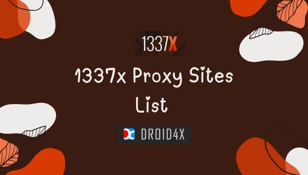 1337x Proxy Sites List