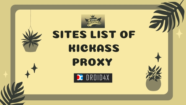 Sites List of Kickass Proxy