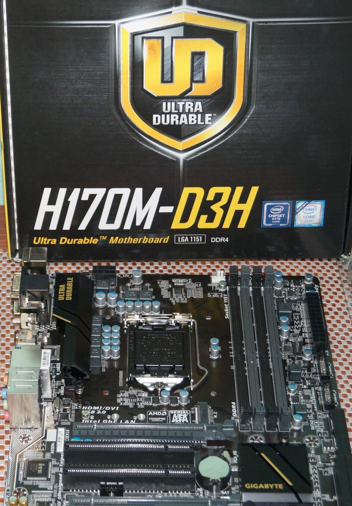 GIGABYTE GA-H170-Gaming 3 LGA1151 Intel H170 ATX DDR4 Gaming Motherboard - Customer Photo 2