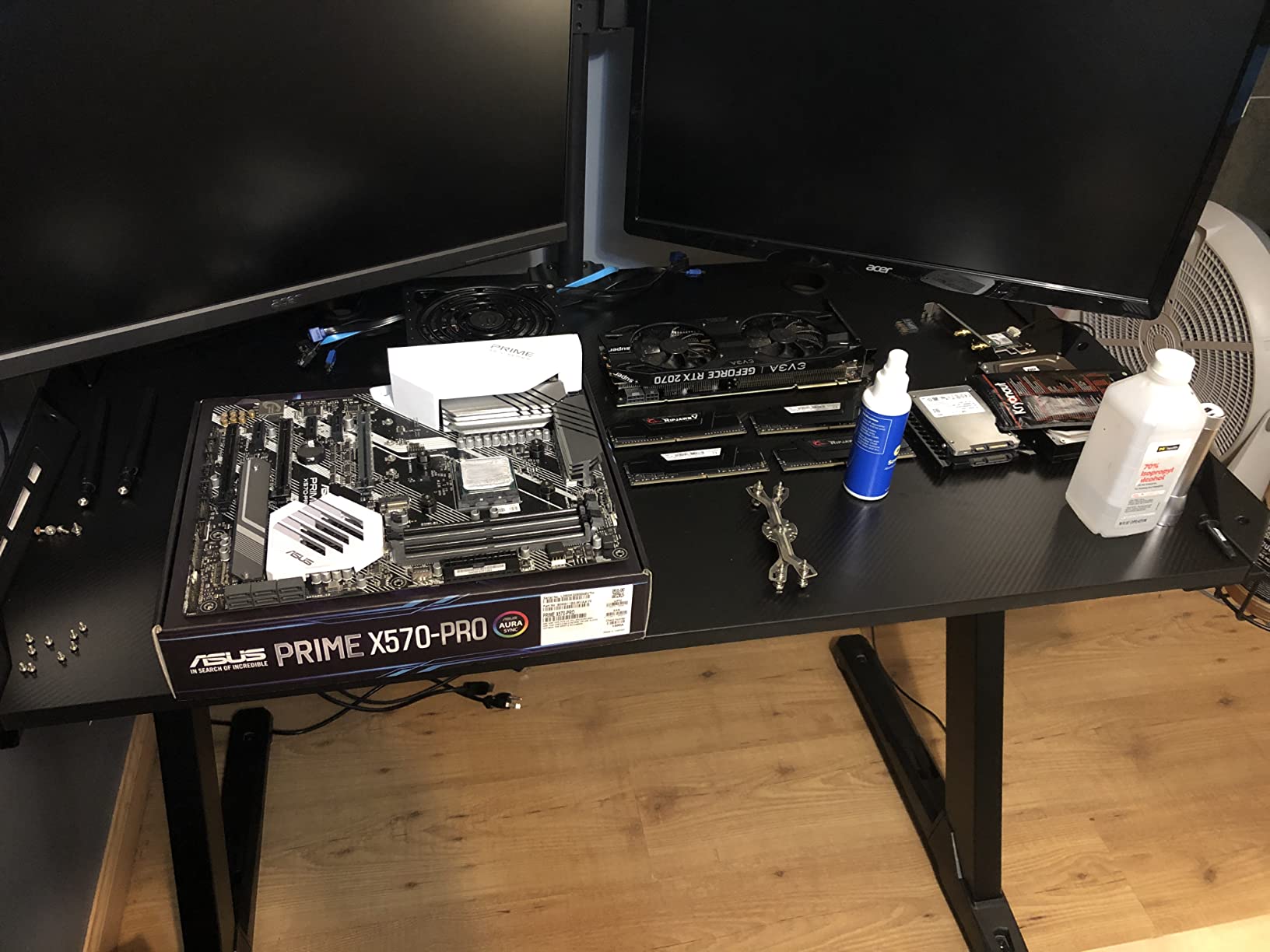 ASUS Prime X470-Pro AMD Ryzen 2 AM4 DDR4 DP HDMI M.2 USB 3.1 ATX Motherboard - Customer Photo 1
