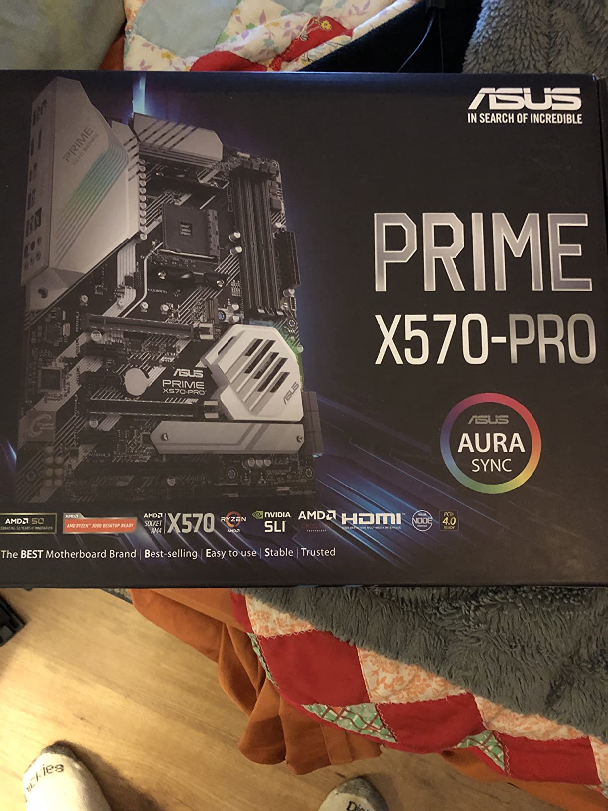 ASUS Prime X470-Pro AMD Ryzen 2 AM4 DDR4 DP HDMI M.2 USB 3.1 ATX Motherboard - Customer Photo 4