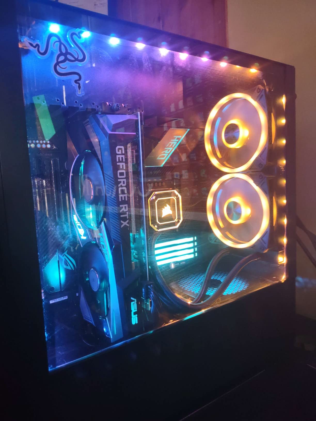 ASUS ROG Crosshair VII Hero AMD Ryzen 2 AM4 DDR4 M.2 USB 3.1 Gen2 ATX X470 Motherboard - Customer Photo 2