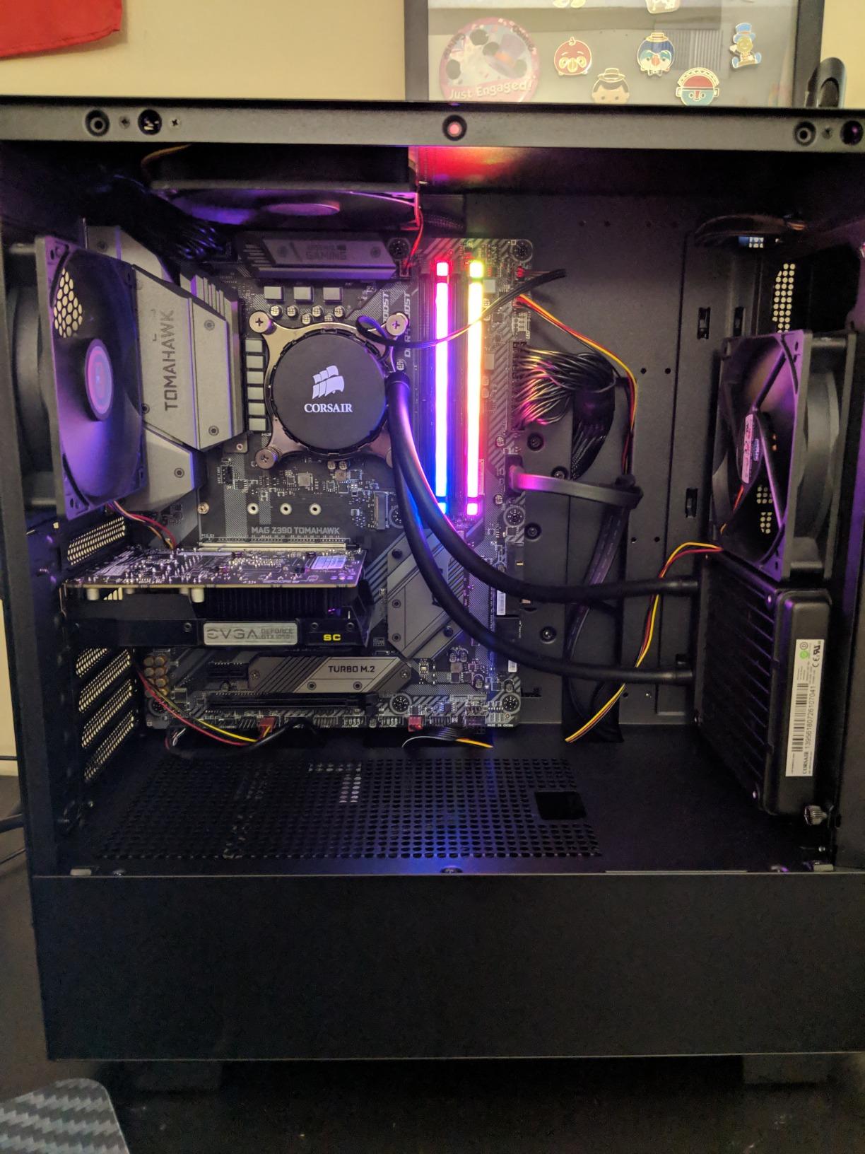 MSI MAG Z390 Tomahawk LGA1151 (Intel 8th and 9th Gen) M.2 USB 3.1 Gen 2 DDR4 HDMI DP CFX Dual Gigabit LAN ATX Z390 Gaming Motherboard - Customer Photo 3