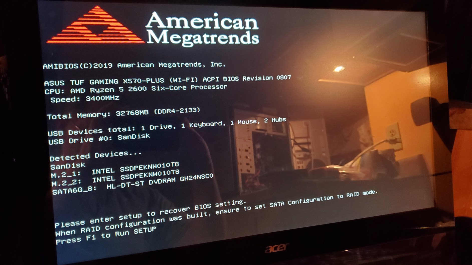 ASUS AM4 TUF Gaming X570-Plus (Wi-Fi) AM4 Zen 3 Ryzen 5000 & 3rd Gen Ryzen ATX Motherboard with PCIe 4.0, Dual M.2, 12+2 with Dr. MOS Power Stage - Customer Photo 3