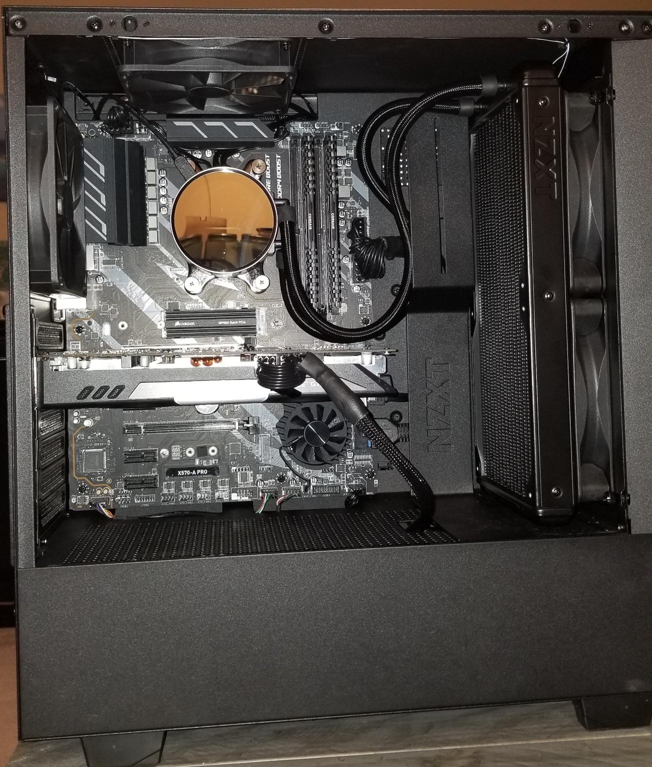 MSI X570-A PRO Motherboard (AMD AM4, DDR4, PCIe 4.0, SATA 6Gb/s, M.2, USB 3.2 Gen 2, HDMI, ATX) - Customer Photo 2