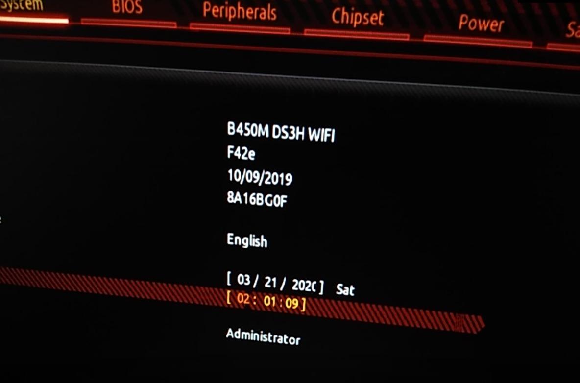 GIGABYTE B450M DS3H WiFi-Y1 AM4 AMD B450 mATX SATA 6GB/s USB 3.1 HDMI Wifi DDR4 Motherboard - Customer Photo 1