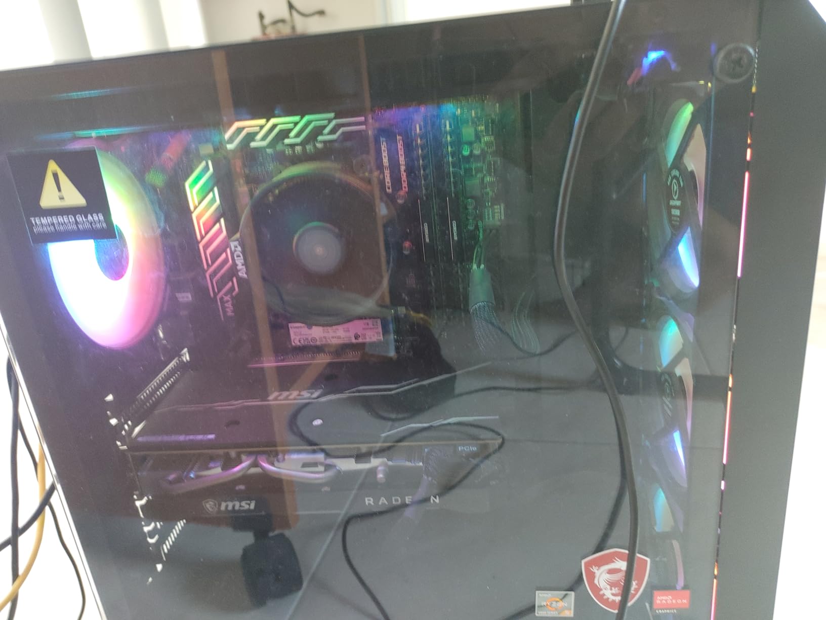 MSI ProSeries AMD Ryzen 2ND and 3rd Gen AM4 M.2 SATA 6Gb/s USB 3 DDR4 D-Sub DVI HDMI Micro-ATX Motherboard (B450M PRO-VDH Max) - Customer Photo 3