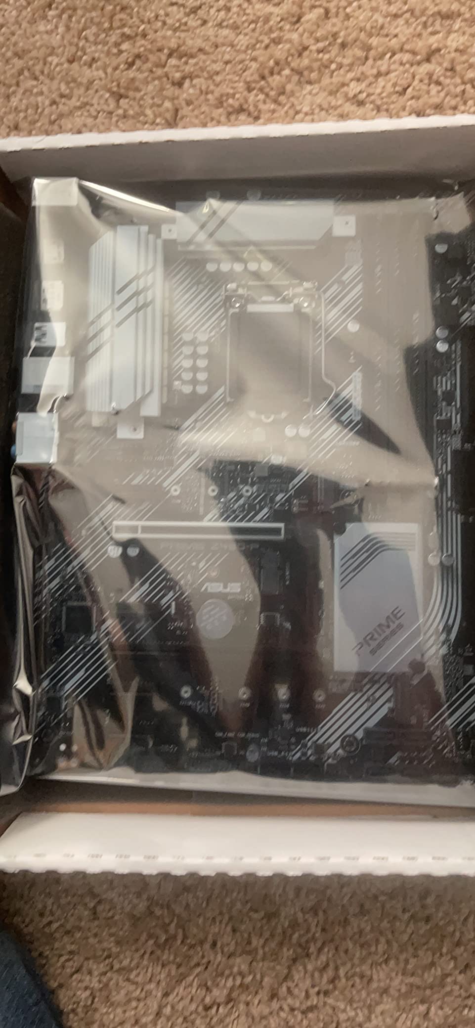 ASUS Prime Z490-P LGA 1200 (Intel 10th Gen) ATX Motherboard (Dual M.2, DDR4 4600, 1 Gb Ethernet, USB 3.2 Gen 2 USB Type-A, Thunderbolt 3 Support, Aura Sync RGB) - Customer Photo 3