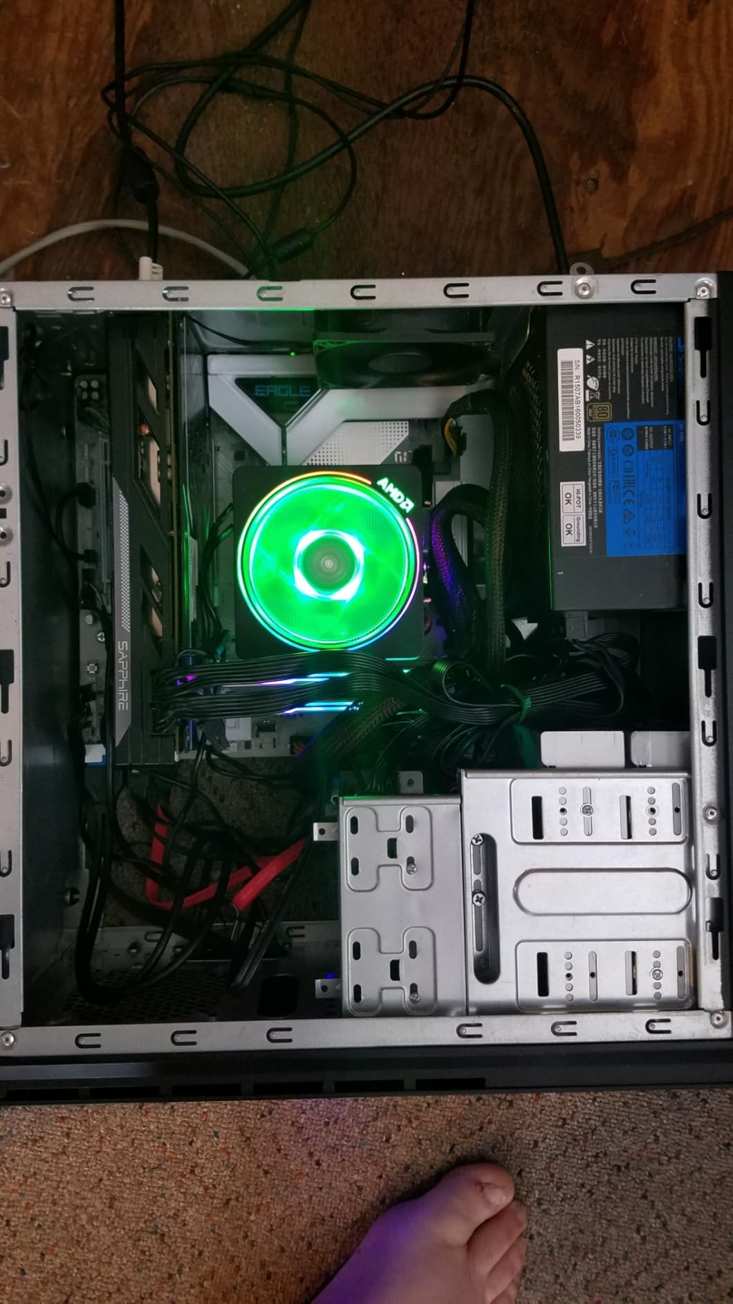 GIGABYTE B650 Eagle AX AM5 LGA 1718 AMD B650 ATX Motherboard, DDR5, Triple M.2 (1x PCIe 5.0 M.2 + 2X PCIe 4.0 M.2), USB 3.2 Gen2x2 Type-C, AMD Wi-Fi 6E, Realtek GbE LAN Customer Review GIGABYTE B650 Eagle AX AM5 LGA 1718 AMD B650 ATX Motherboard, DDR5, Triple M.2 (1x PCIe 5.0 M.2 + 2X PCIe 4.0 M.2), USB 3.2 Gen2x2 Type-C, AMD Wi-Fi 6E, Realtek GbE LAN - Customer Photo 2