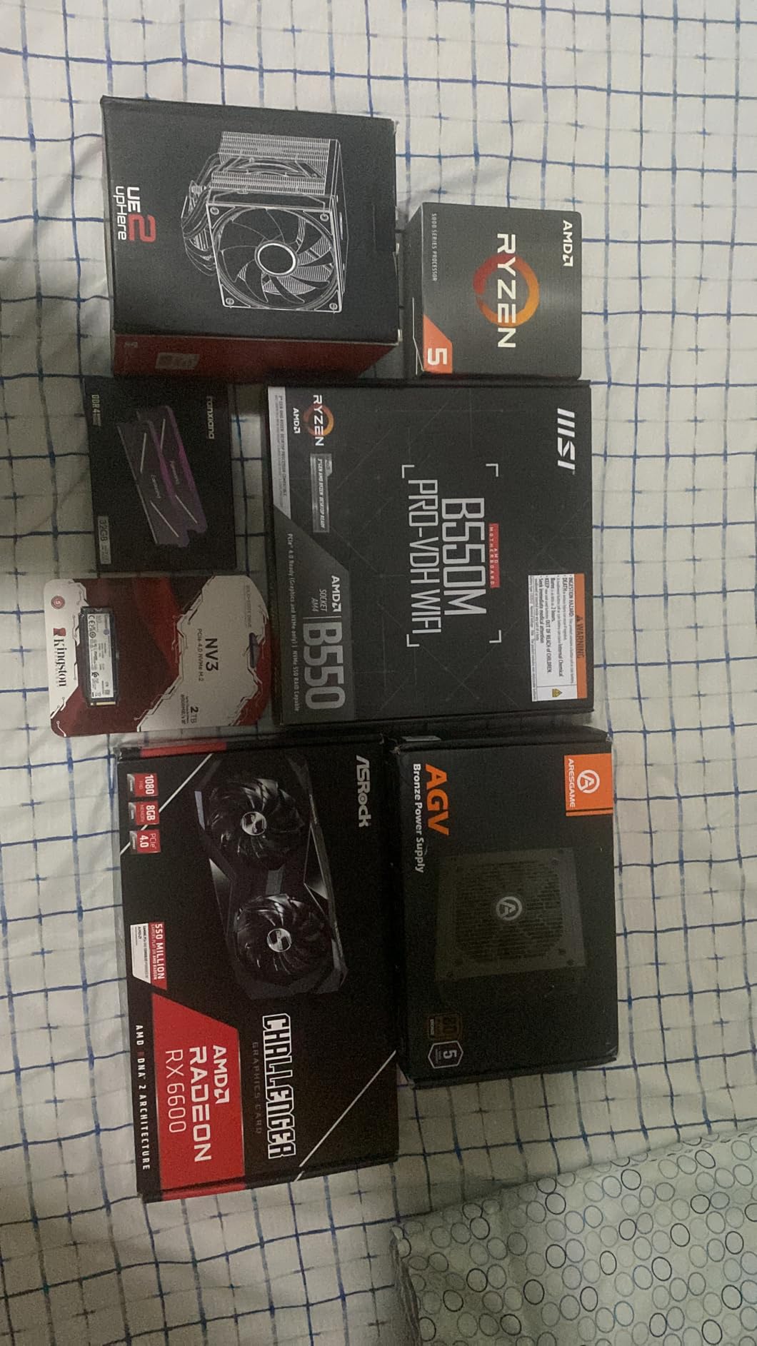 MSI B550M PRO-VDH WiFi ProSeries Motherboard (AMD Ryzen 5000, AM4, DDR4, PCIe 4.0, SATA 6Gb/s, M.2, USB 3.2 Gen 1, Wi-Fi, Bluetooth, D-SUB/HDMI/DP, Micro-ATX) - Customer Photo 3