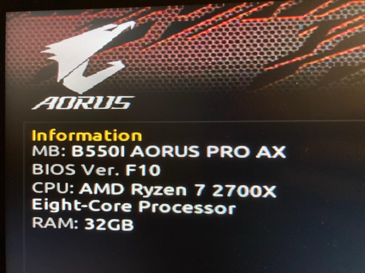 GIGABYTE B550 AORUS Elite AX V2 Motherboard, Supports AMD AM4 Ryzen 5000 Processors, ATX, DDR4, Dual M.2, SATA 6Gb/s, 2.4/5 GHz Dual-Band, 2.5 GbE LAN, PCIe 4.0 Customer Review GIGABYTE B550 AORUS Elite AX V2 Motherboard, Supports AMD AM4 Ryzen 5000 Processors, ATX, DDR4, Dual M.2, SATA 6Gb/s, 2.4/5 GHz Dual-Band, 2.5 GbE LAN, PCIe 4.0 - Customer Photo 0