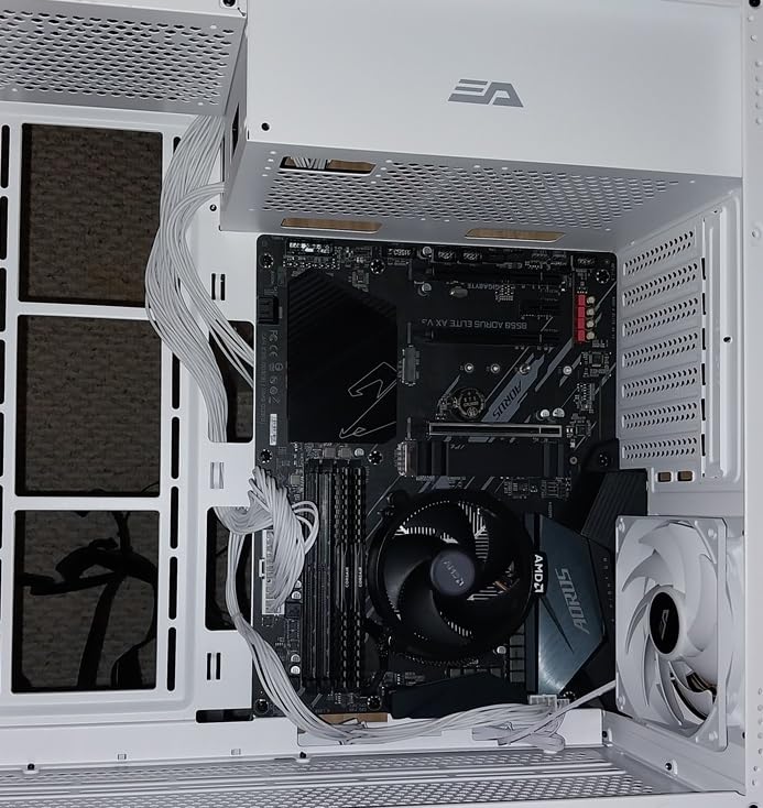 GIGABYTE B550 AORUS Elite AX V2 Motherboard, Supports AMD AM4 Ryzen 5000 Processors, ATX, DDR4, Dual M.2, SATA 6Gb/s, 2.4/5 GHz Dual-Band, 2.5 GbE LAN, PCIe 4.0 - Customer Photo 1