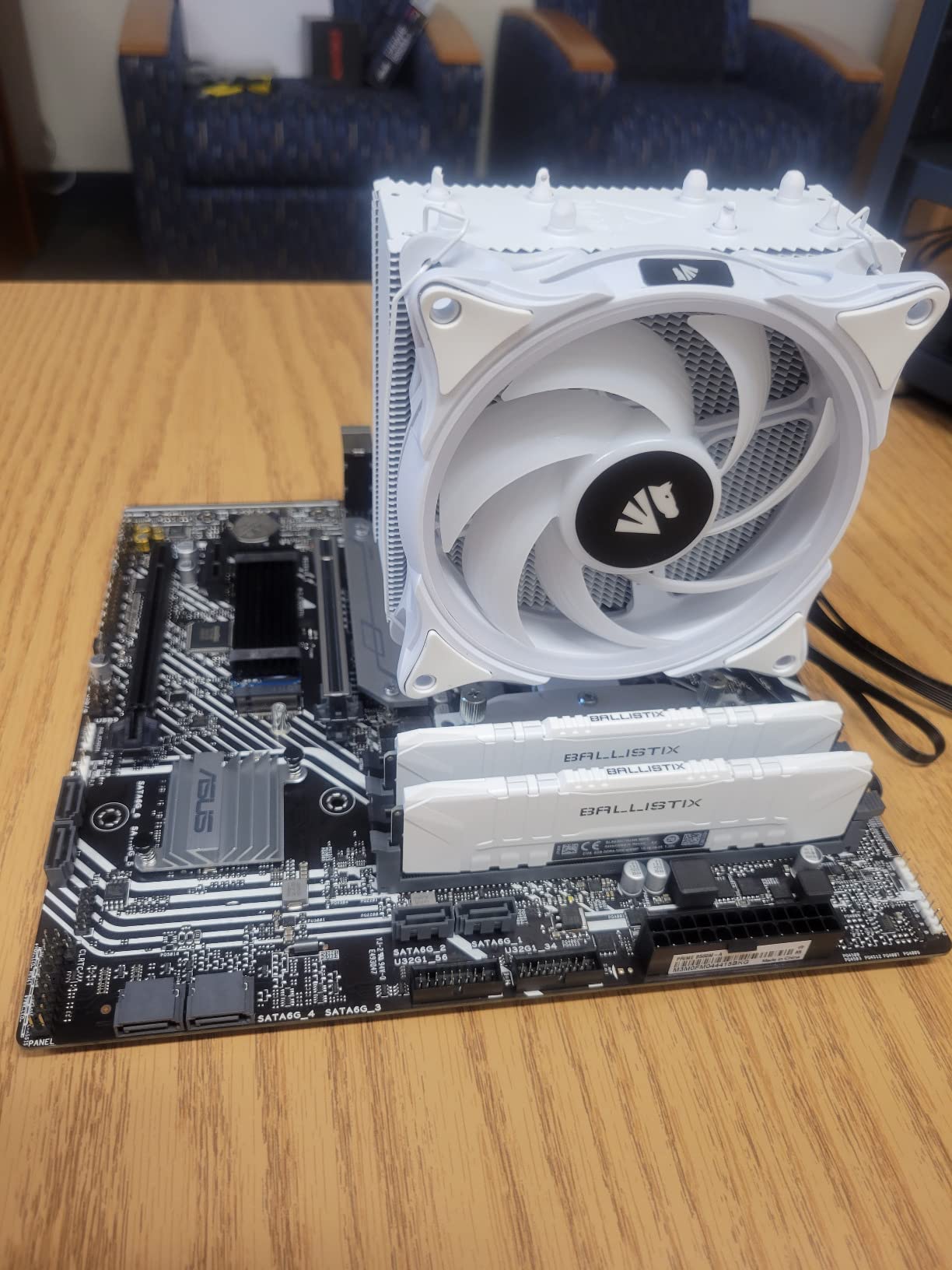 ASUS Prime B560M-A LGA 1200 (Intel 11th/10th Gen) Micro ATX Motherboard (PCIe 4.0,2X M.2 Slots, 8 Power Stages, 1 Gb LAN, DP, Dual HDMI,USB 3.2 Gen 2 Type-C,V-M.2 Key E Slot for Wi-Fi,Aura Sync RGB) - Customer Photo 3