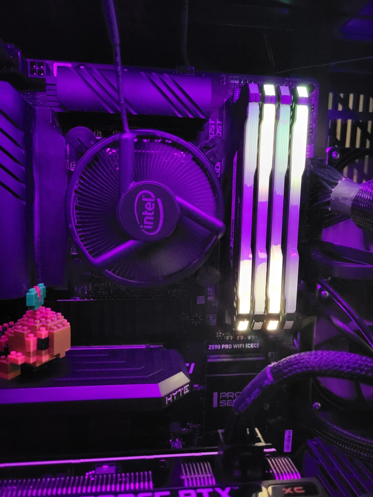 MSI Z590 PRO WiFi ProSeries Motherboard (ATX, 11th/10th Gen Intel Core, LGA 1200 Socket, DDR4, PCIe 4, M.2 Slots, USB 3.2 Gen 2, 2.5G LAN, DP/HDMI, Wi-Fi 6E) - Customer Photo 1