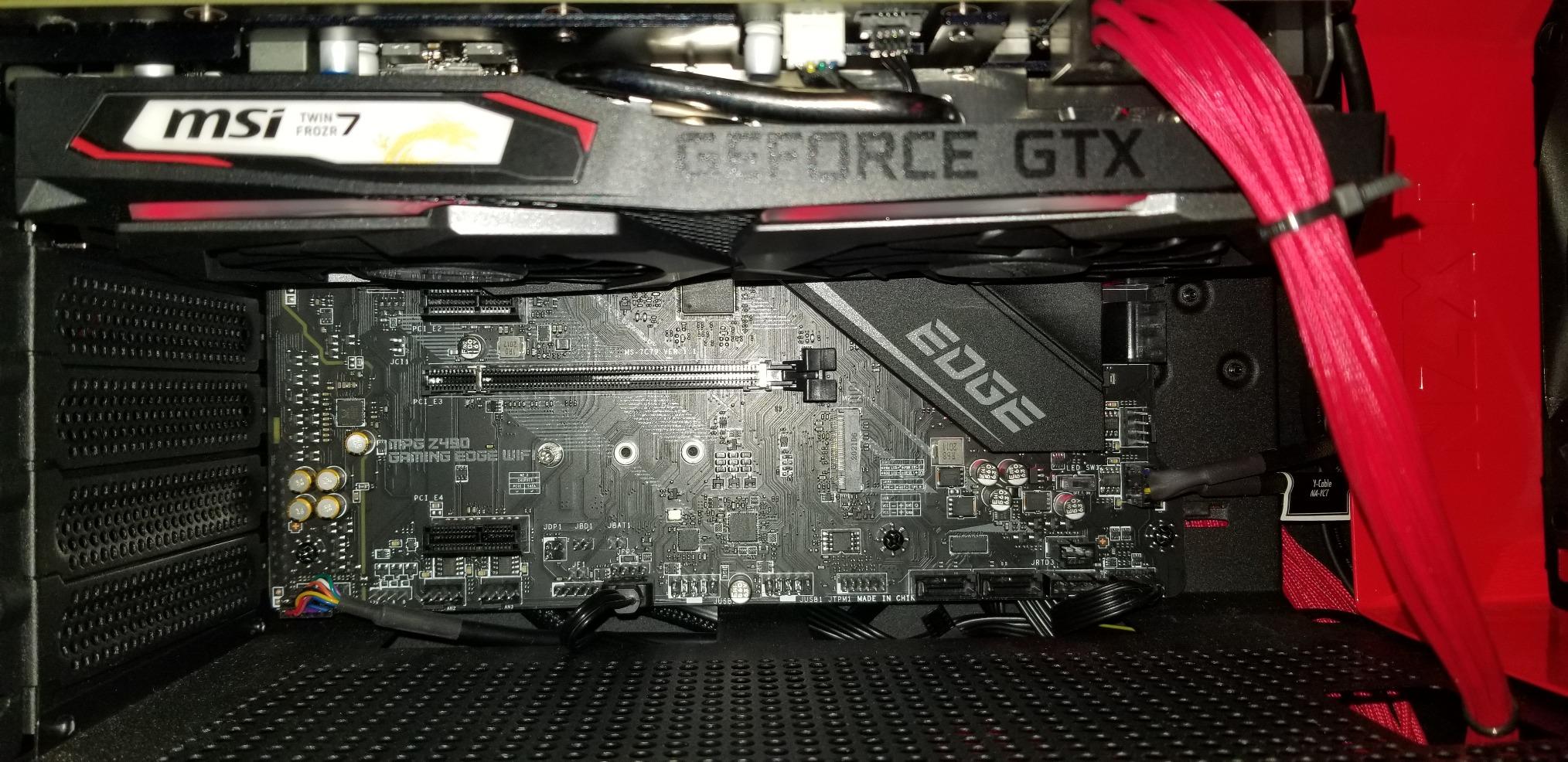 MSI MPG Z590 Gaming Edge WiFi Gaming Motherboard Customer Review MSI MPG Z590 Gaming Edge WiFi Gaming Motherboard - Customer Photo 0