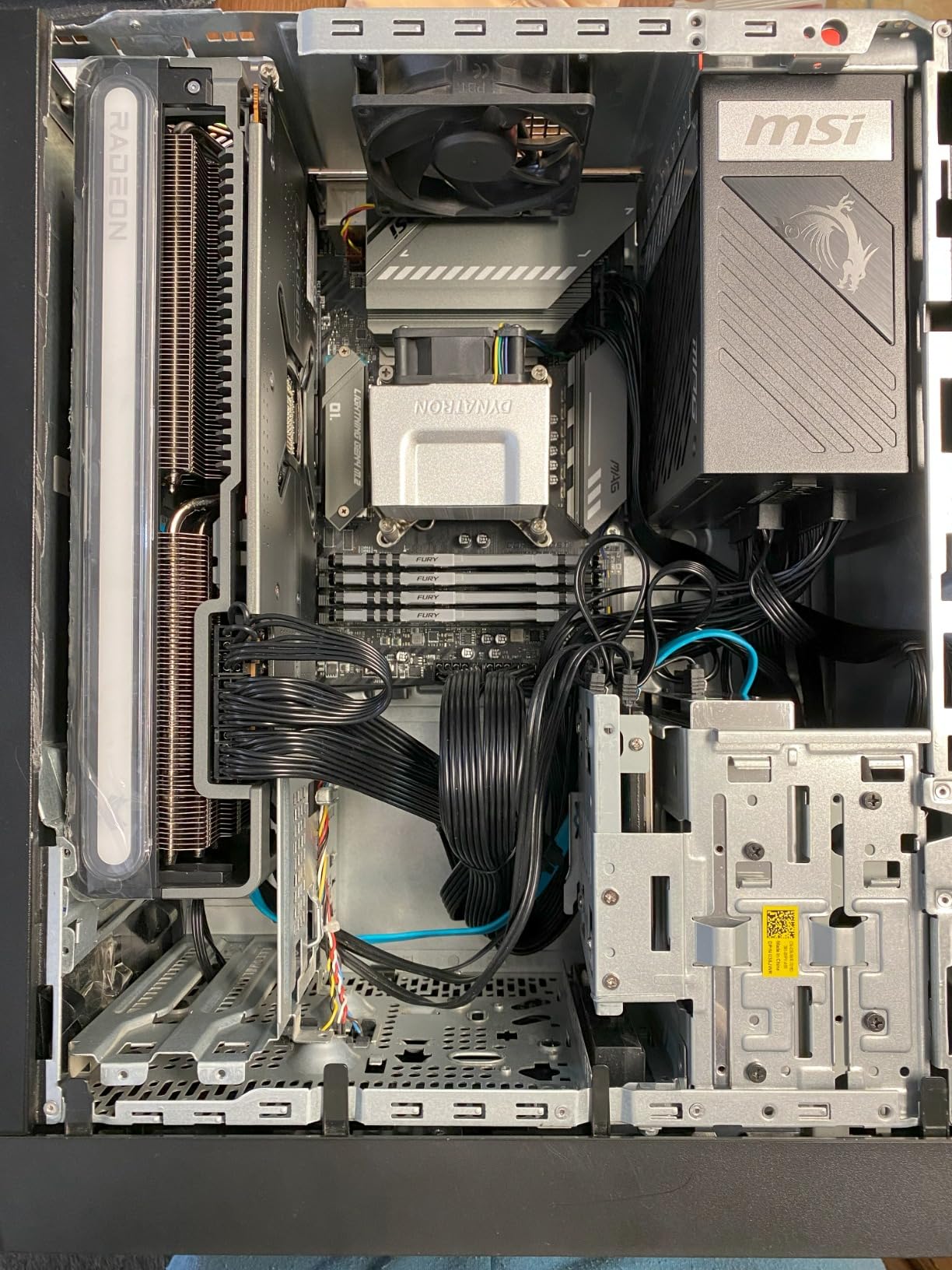 MSI MAG B560M Mortar WiFi Gaming Motherboard (mATX, 11th/10th Gen Intel Core, LGA 1200 Socket, DDR4, PCIe 4, CFX, M.2 Slots, USB 3.2 Gen 2, 2.5G LAN, DP/HDMI, Wi-Fi 6E) Customer Review MSI MAG B560M Mortar WiFi Gaming Motherboard (mATX, 11th/10th Gen Intel Core, LGA 1200 Socket, DDR4, PCIe 4, CFX, M.2 Slots, USB 3.2 Gen 2, 2.5G LAN, DP/HDMI, Wi-Fi 6E) - Customer Photo 2