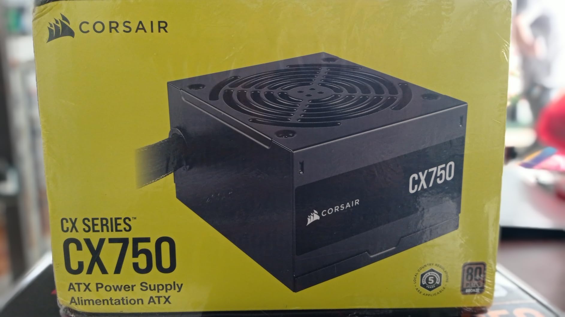 CORSAIR CX650M 80 Plus Bronze Semi-Modular Low-Noise ATX 650 Watt Power Supply - NA - Black - Customer Photo 0
