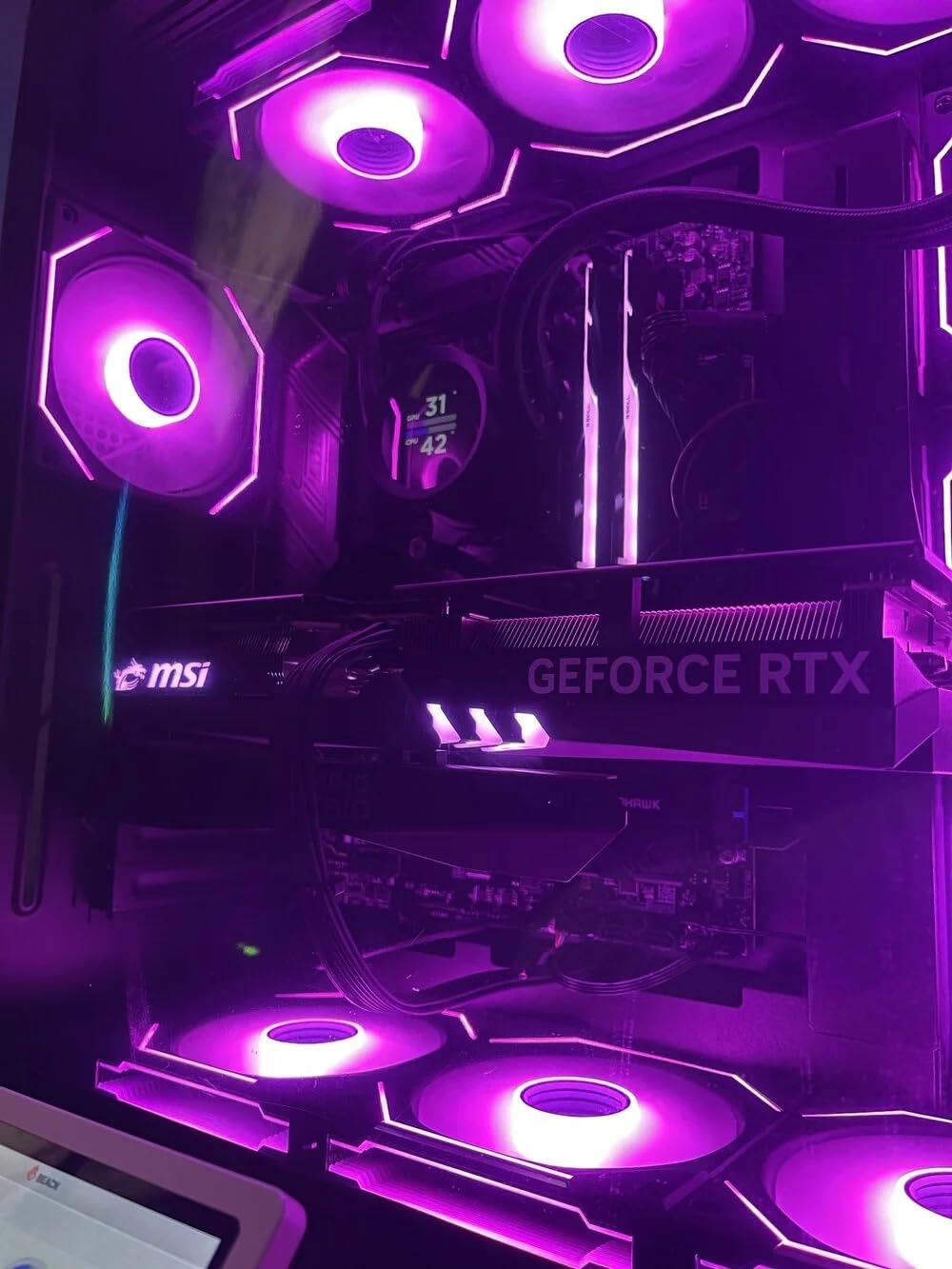 G.SKILL Trident Z5 RGB Series DDR5 RAM (Intel XMP 3.0 & AMD Expo) 32GB (2x16GB) 6000MT/s CL36-36-36-96 1.35V Desktop Computer Memory U-DIMM - Matte Black (F5-6000J3636F16GA2-TZ5RK) - Customer Photo 2