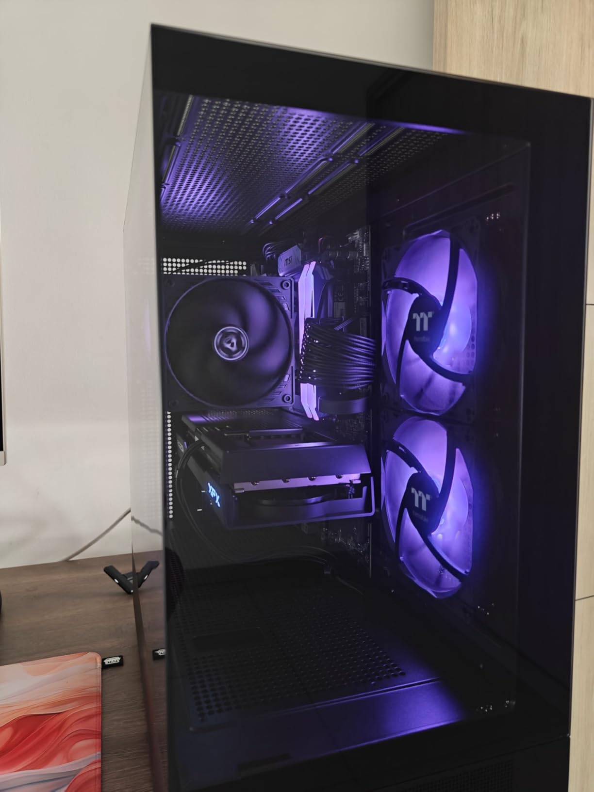 ARCTIC Freezer 36 - Single-Tower CPU Cooler with Push-Pull, Two Pressure-optimised 120 mm P Fans, Fluid Dynamic Bearing, 200–1800 RPM, 4 Heatpipes, incl. MX-6 Thermal Compound - Customer Photo 2