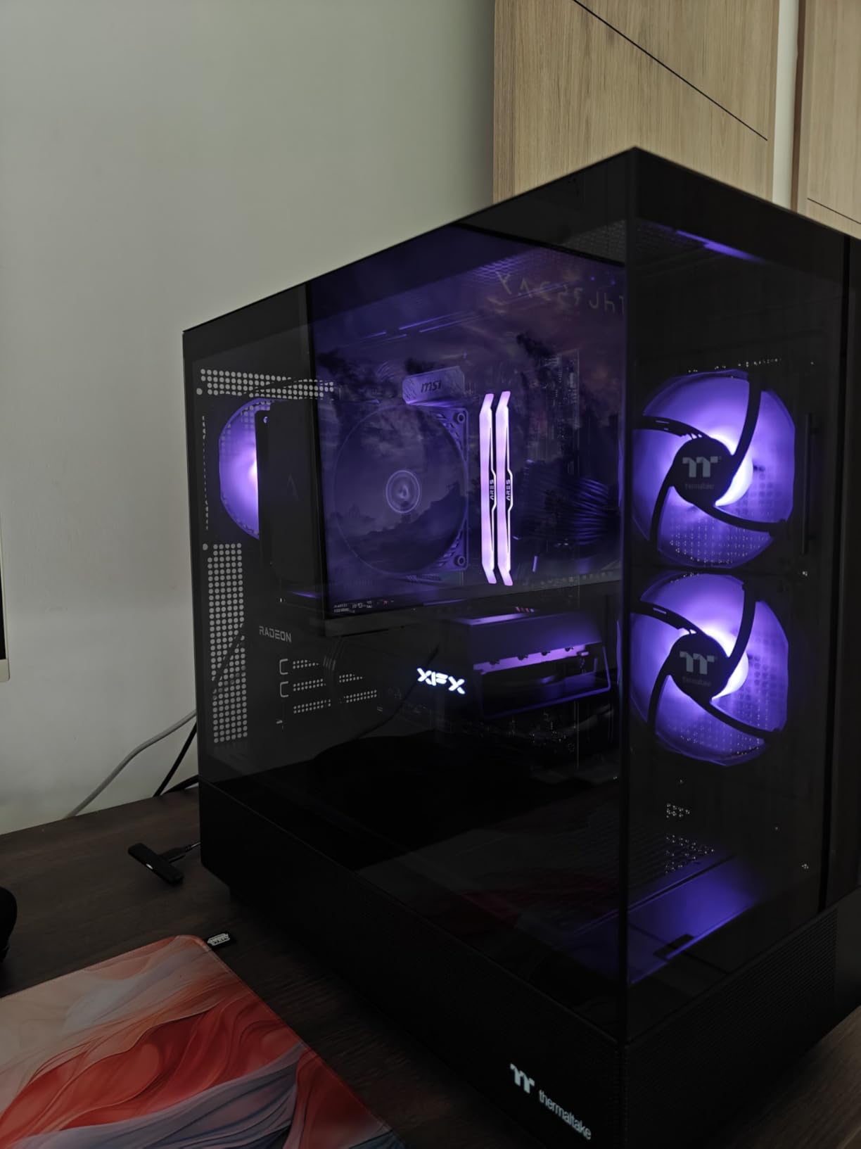 ARCTIC Freezer 36 (Black) - Single-Tower CPU Cooler with Push-Pull, Two Pressure-optimised 120 mm P Fans, Fluid Dynamic Bearing, 200-1800 RPM, 4 Heatpipes, incl. MX-6 Thermal Compound - Customer Photo 3