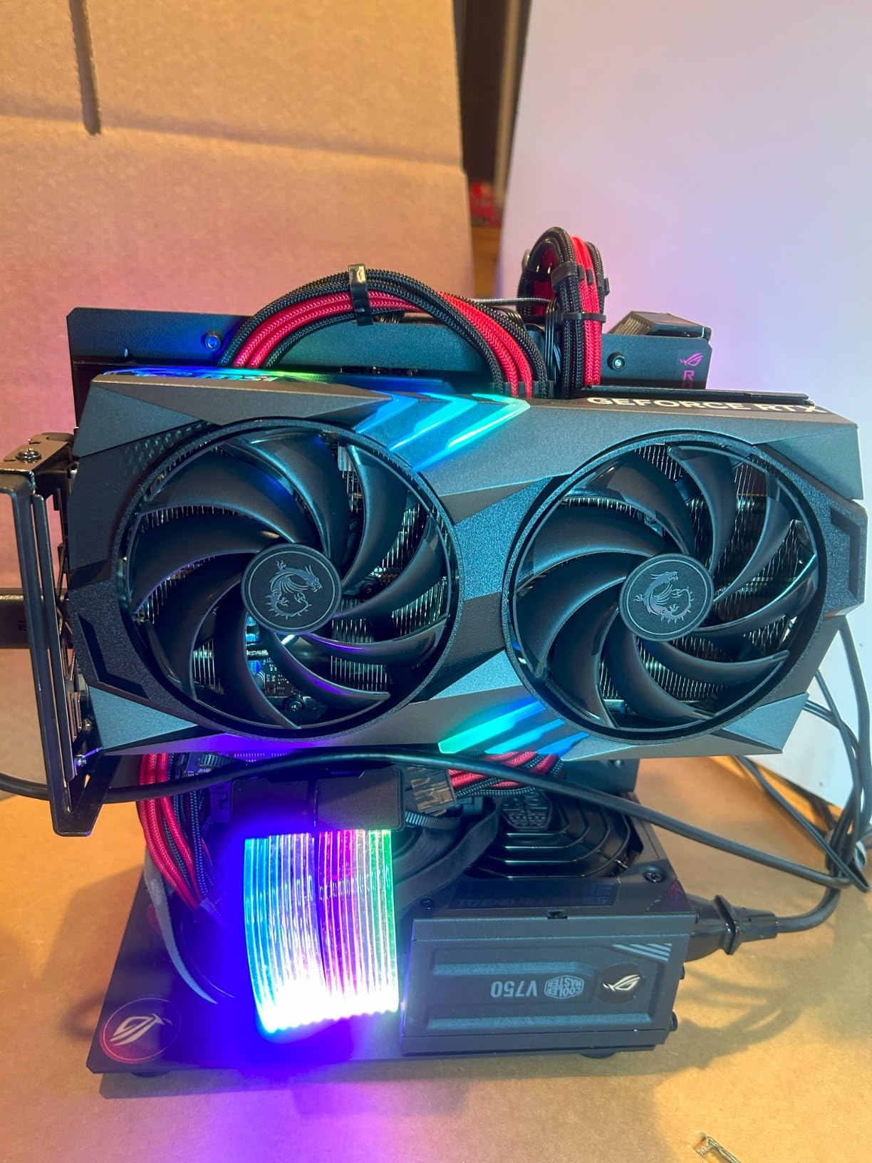 TEAMGROUP T-FORCE DELTA RGB DDR5 Ram 32GB (2x16GB) 6000MHz PC5-48000 CL30 Intel XMP 3.0 AMD Expo Compatible Desktop Memory Black FF3D532G6000HC30DC01 - Customer Photo 0