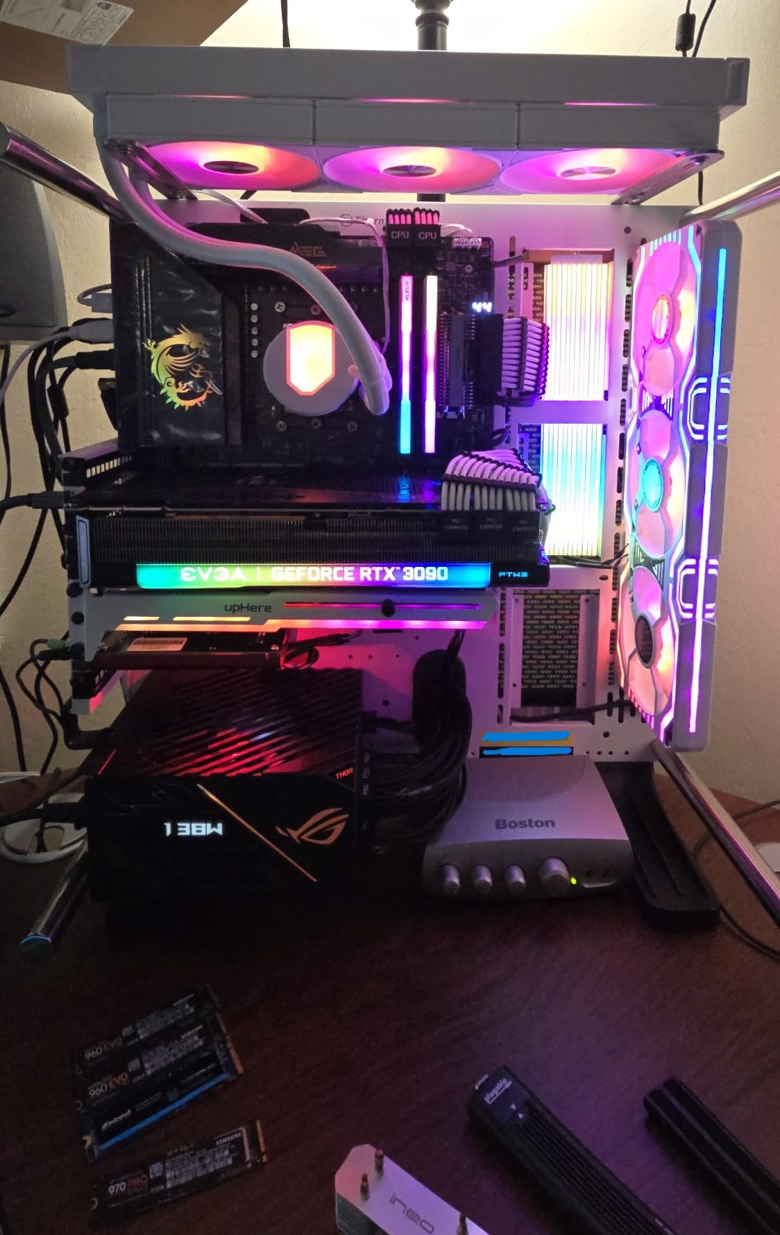 MSI MEG X670E ACE Gaming Motherboard (AMD Ryzen 9000/8000/7000 Series Processors, AM5, DDR5, PCIe 5.0, SATA 6Gb/s, M.2, USB 3.2 Gen 2, Wi-Fi 6E, Bluetooth 5.3, HDMI/DP, EATX) - Customer Photo 1