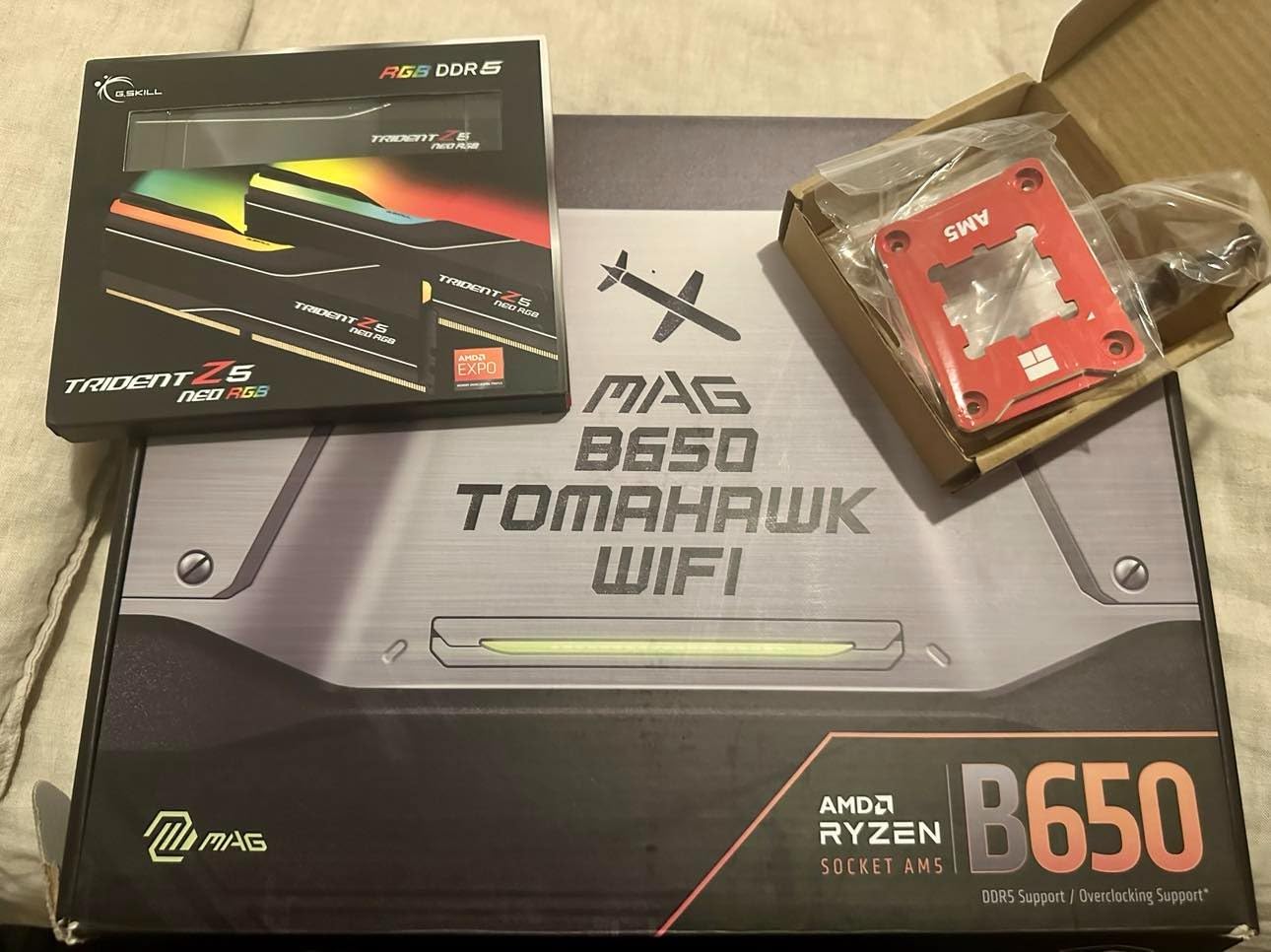 G.SKILL Trident Z5 Neo RGB Series DDR5 RAM (AMD Expo & Intel XMP 3.0) 32GB (2x16GB) 6000MT/s CL36-36-36-96 1.35V Desktop Computer Memory U-DIMM - Matte Black (F5-6000J3636F16GX2-TZ5NR) - Customer Photo 4