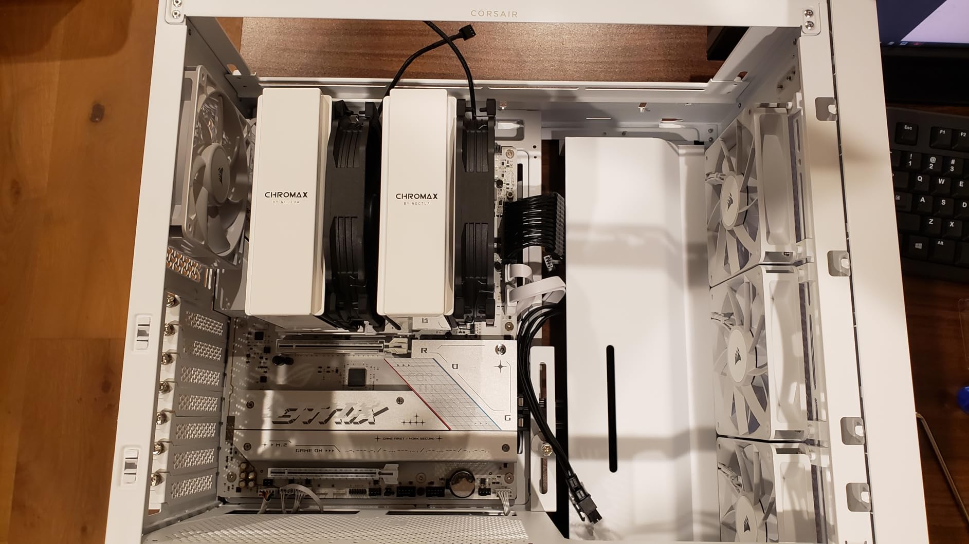 ASUS ROG Strix B650-A Gaming WiFi AMD B650 AM5 Ryzen Desktop 9000 8000 & 7000 ATX motherboard, 12 + 2 power stages, DDR5, 3x M.2 slot, PCIe 4.0, 2.5G LAN, WiFi 6E, USB 3.2 Gen 2x2 Type-C, Aura Sync - Customer Photo 1