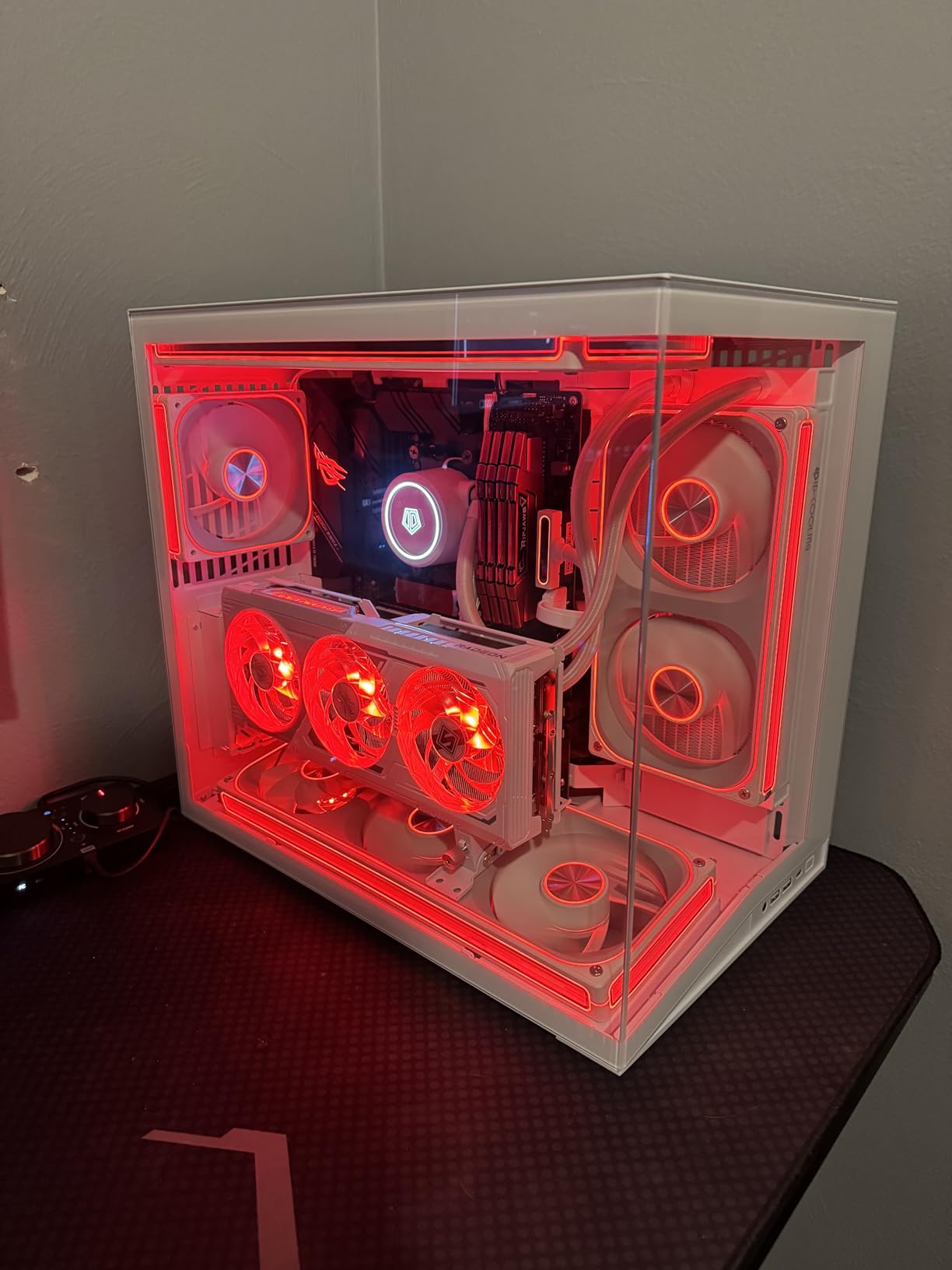 ID-COOLING FROSTFLOW X 240 CPU Water Cooler AIO Cooler 240mm CPU Liquid Cooler White LED 2x120mm PWM Fans, Intel 1700/1200/115X, AMD AM5/AM4 - Customer Photo 1
