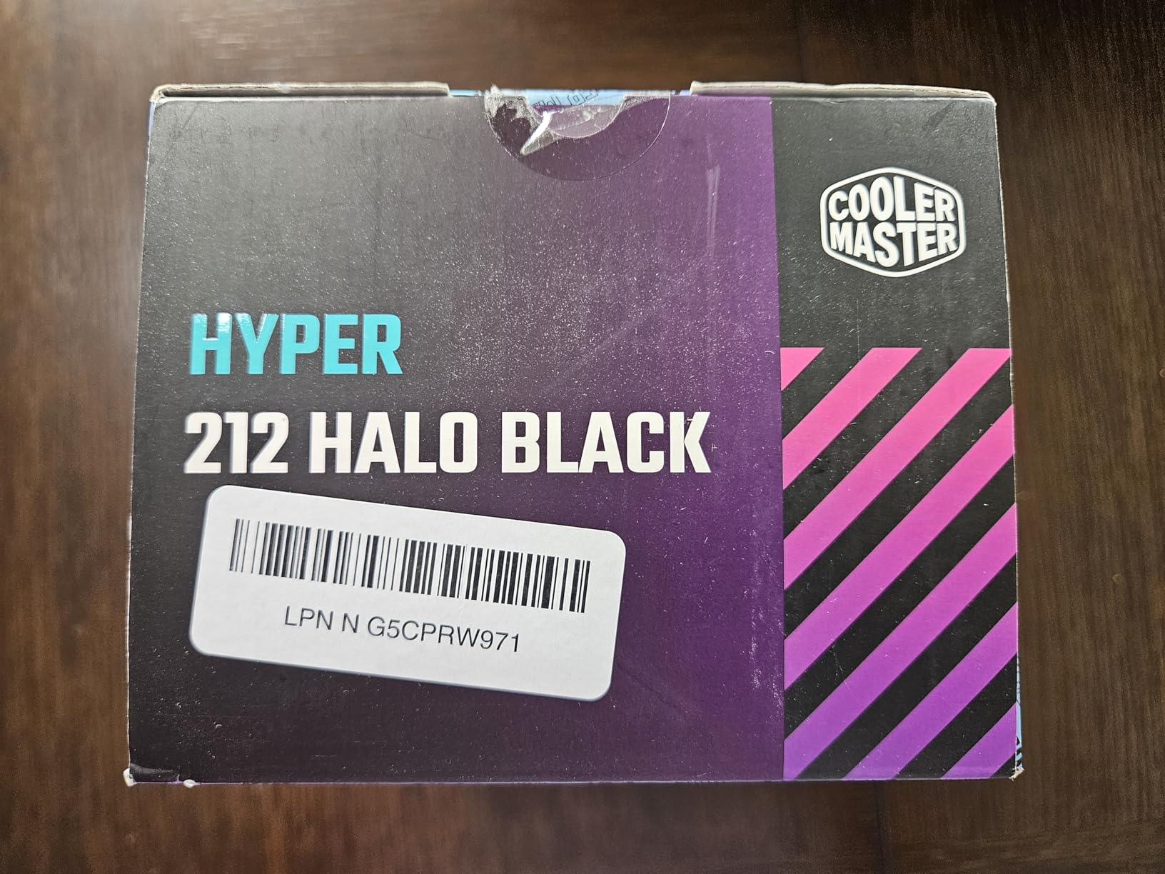 Cooler Master Hyper 212 Halo Black CPU Air Cooler, 120 Halo² PWM Fan, Dual Loop ARGB, Aluminum Top Cover, 4 Copper Heat Pipes, 154mm Tall, AMD Ryzen AM5|AM4, Intel LGA 1851|1700|1200 Brackets - Customer Photo 1