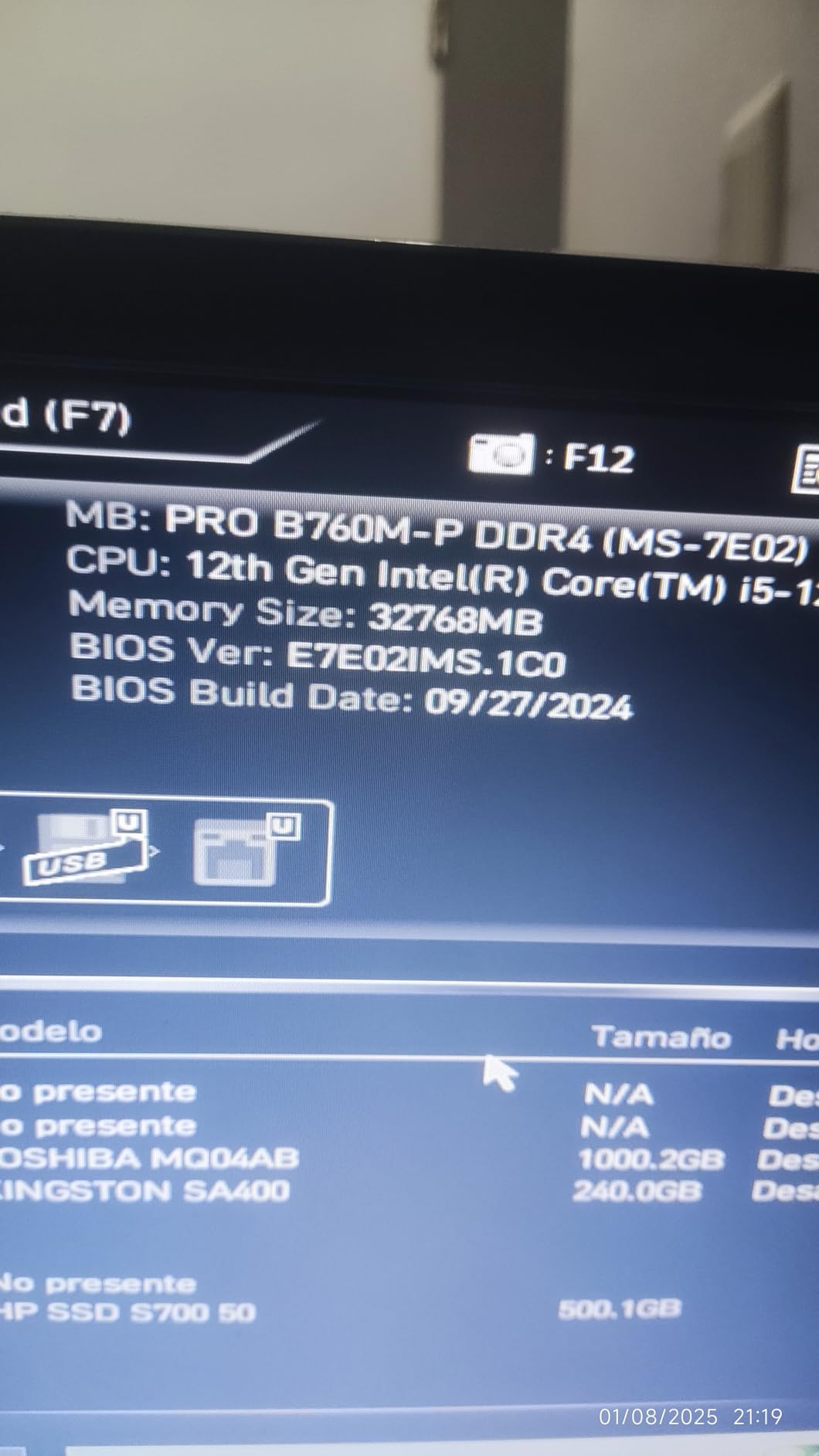 MSI PRO B760M-P DDR4 ProSeries Motherboard (Supports 12th/13th/14th Gen Intel Processors, LGA 1700, DDR4, PCIe 4.0, M.2, USB 3.2 Gen2, HDMI/DP, mATX) Customer Review MSI PRO B760M-P DDR4 ProSeries Motherboard (Supports 12th/13th/14th Gen Intel Processors, LGA 1700, DDR4, PCIe 4.0, M.2, USB 3.2 Gen2, HDMI/DP, mATX) - Customer Photo 2