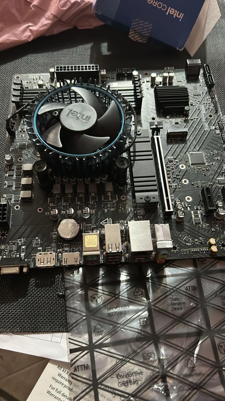 MSI PRO B760M-P DDR4 ProSeries Motherboard (Supports 12th/13th/14th Gen Intel Processors, LGA 1700, DDR4, PCIe 4.0, M.2, USB 3.2 Gen2, HDMI/DP, mATX) Customer Review MSI PRO B760M-P DDR4 ProSeries Motherboard (Supports 12th/13th/14th Gen Intel Processors, LGA 1700, DDR4, PCIe 4.0, M.2, USB 3.2 Gen2, HDMI/DP, mATX) - Customer Photo 4