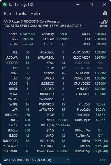 G.SKILL Flare X5 Series DDR5 RAM (AMD Expo) 32GB (2x16GB) 6000MT/s CL30-38-38-96 1.35V Desktop Computer Memory U-DIMM - Matte Black (F5-6000J3038F16GX2-FX5) - Customer Photo 1