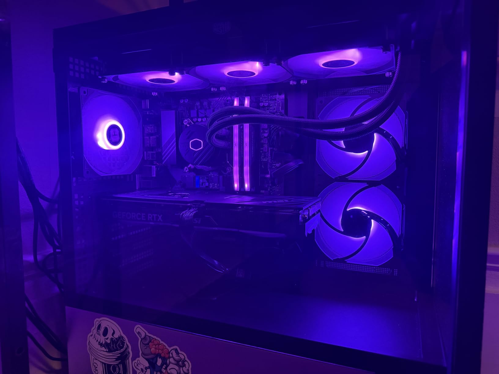 Cooler Master MasterLiquid 360L Core 360mm Close-Loop AIO Liquid Cooler, ARGB Sync, Gen S Coldplate Pump, 120mm PWM, CryoFuze 14W/mK, AMD Ryzen AM5/AM4, Intel LGA1700/1200 (MLW-D36M-A18PZ-R1) , Black Customer Review Cooler Master MasterLiquid 360L Core 360mm Close-Loop AIO Liquid Cooler, ARGB Sync, Gen S Coldplate Pump, 120mm PWM, CryoFuze 14W/mK, AMD Ryzen AM5/AM4, Intel LGA1700/1200 (MLW-D36M-A18PZ-R1) , Black - Customer Photo 4