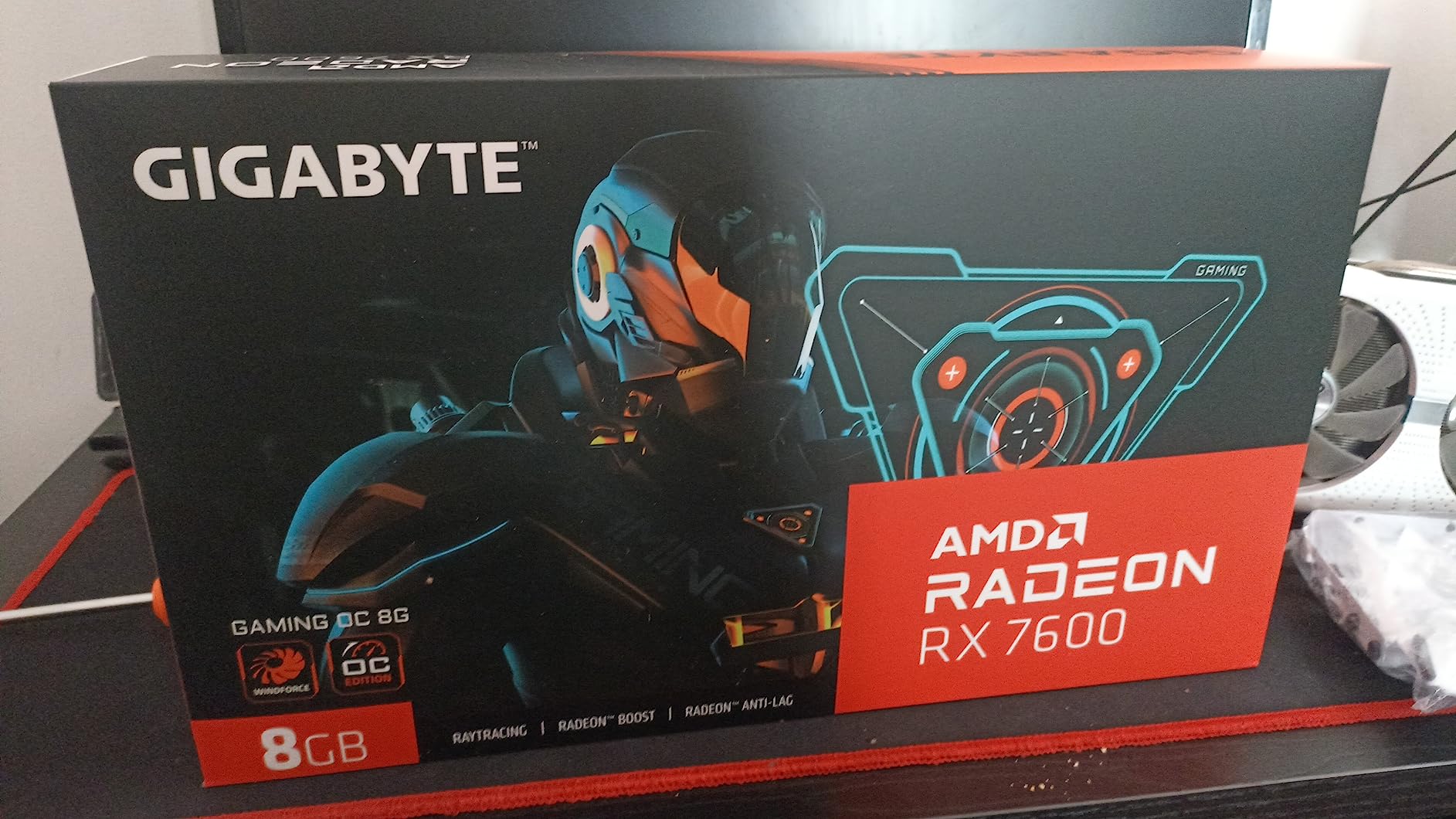 Gigabyte GV-R76GAMING OC-8GD Radeon RX 7600 Gaming OC 8G Graphics Card, 3X WINDFORCE Fans 8GB 128-bit GDDR6, Video Card - Customer Photo 1