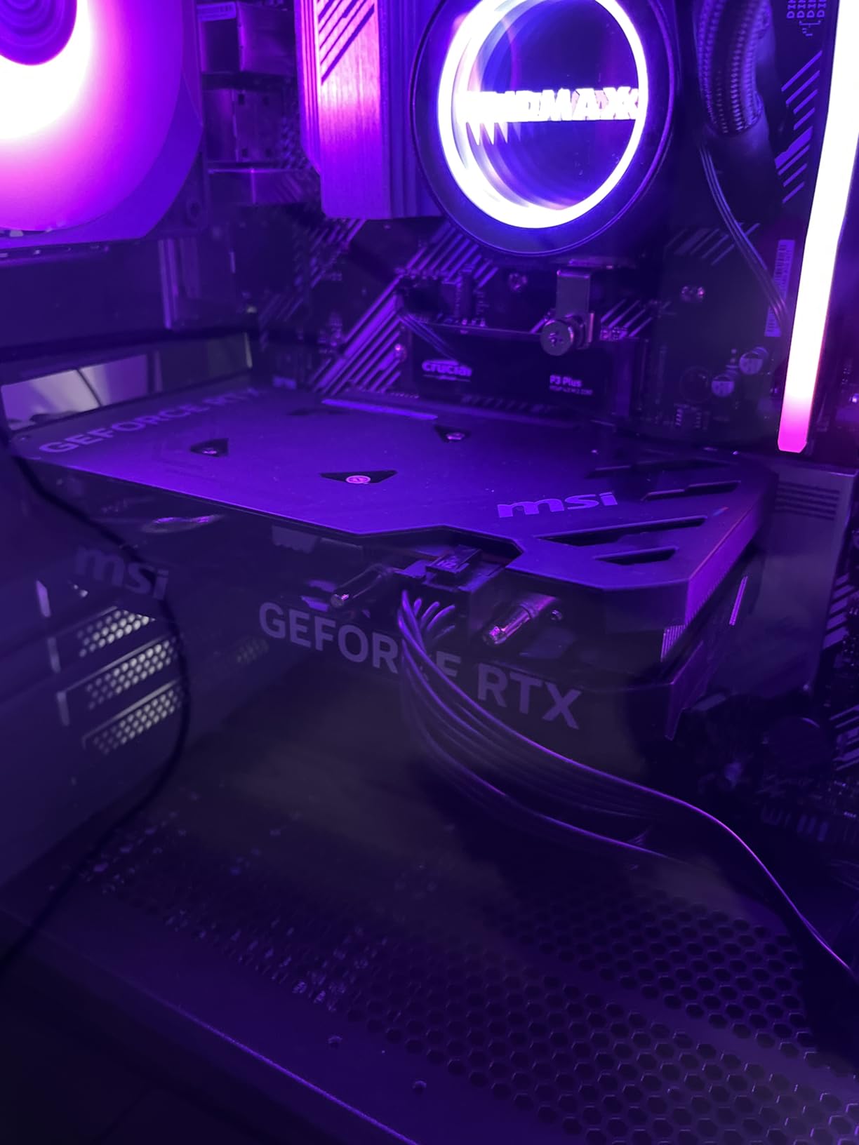 MSI GeForce RTX 4060 Ventus 2X Black 8G OC Gaming Graphics Card - 8GB GDDR6X, PCI Express Gen 4, 128-bit, 3X DP v 1.4a, HDMI 2.1a (Supports 4K & 8K HDR) Customer Review MSI GeForce RTX 4060 Ventus 2X Black 8G OC Gaming Graphics Card - 8GB GDDR6X, PCI Express Gen 4, 128-bit, 3X DP v 1.4a, HDMI 2.1a (Supports 4K & 8K HDR) - Customer Photo 1