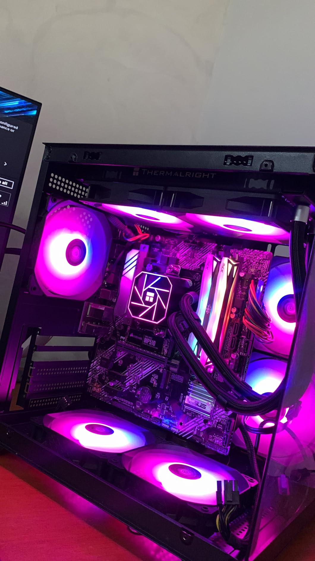 Thermalright Aqua Elite 240 V3 Water Cooling CPU Cooler, Double PWM ARGB Fans with S-FDB Bearings,Efficient PWM Controlled Pump,for AMD/AM4/AM5, Intel LGA1150/1151/1200/2011/1700, (AE240 V3) - Customer Photo 2