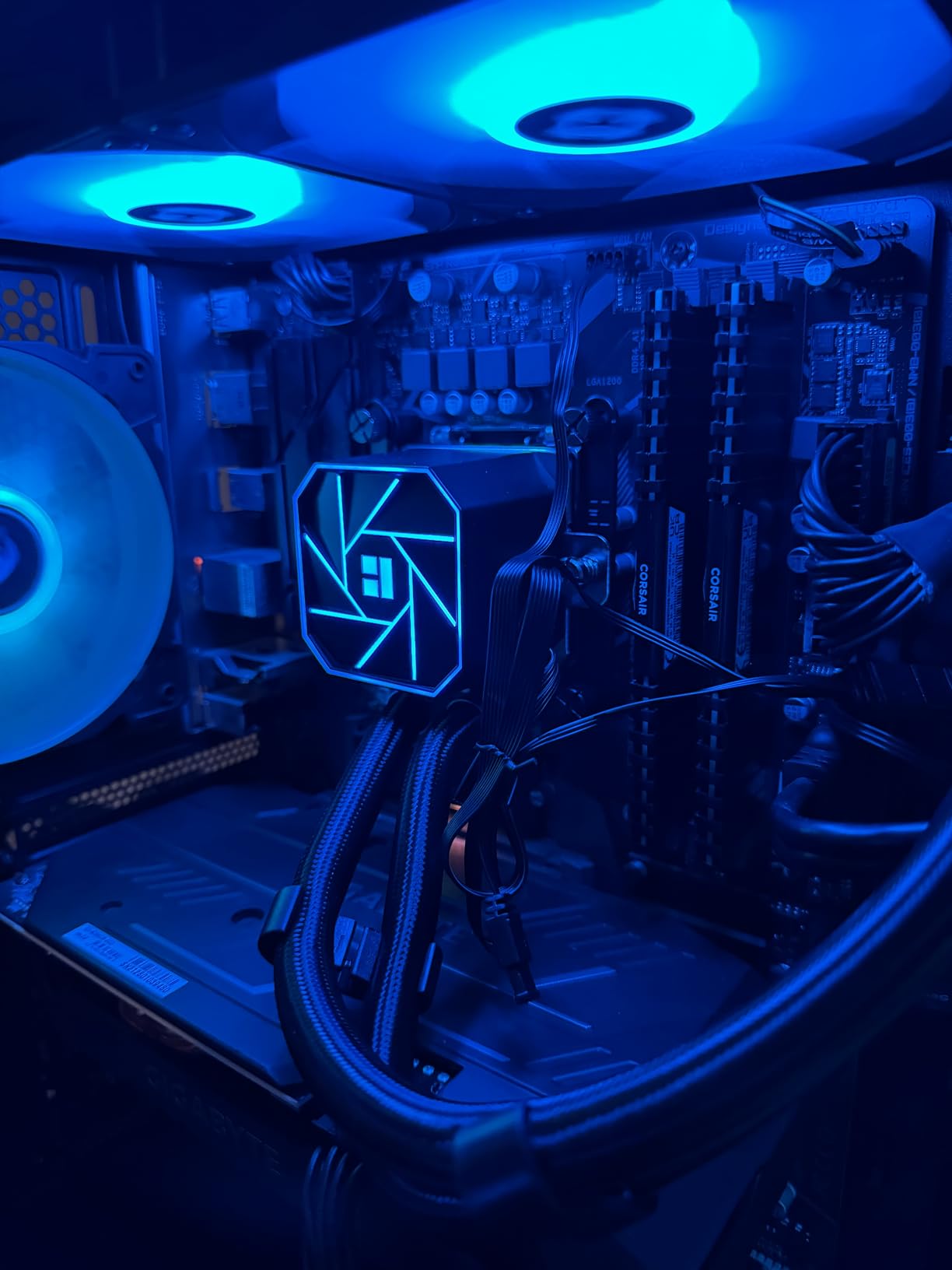 Thermalright Aqua Elite 240 V3 Water Cooling CPU Cooler, Double PWM ARGB Fans with S-FDB Bearings,Efficient PWM Controlled Pump,for AMD/AM4/AM5, Intel LGA1150/1151/1200/2011/1700, (AE240 V3) - Customer Photo 4