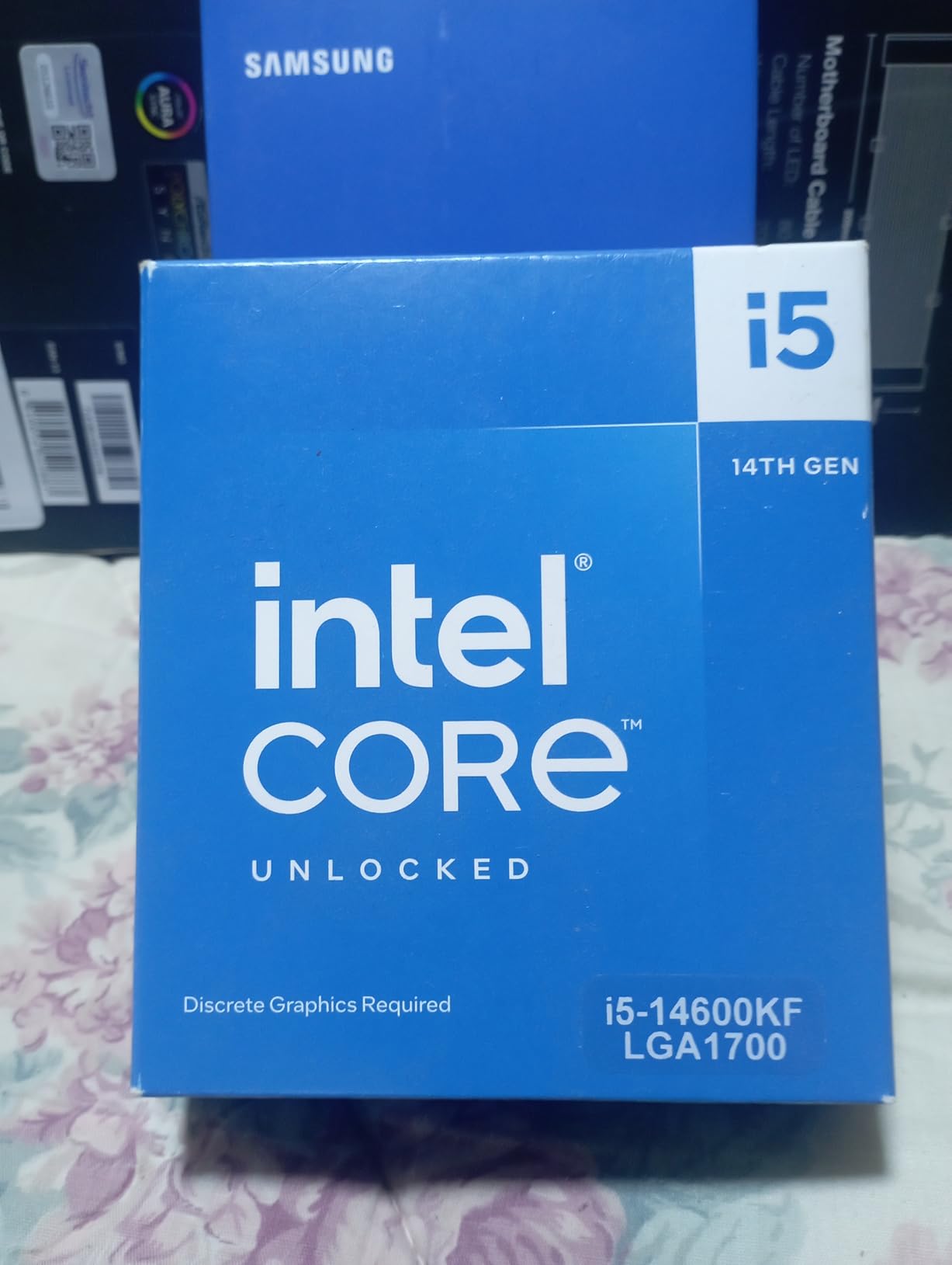 Intel Core i5-14600KF New Gaming Desktop Processor 14 cores (6 P-cores + 8 E-cores) - Unlocked Customer Review Intel Core i5-14600KF New Gaming Desktop Processor 14 cores (6 P-cores + 8 E-cores) - Unlocked - Customer Photo 1