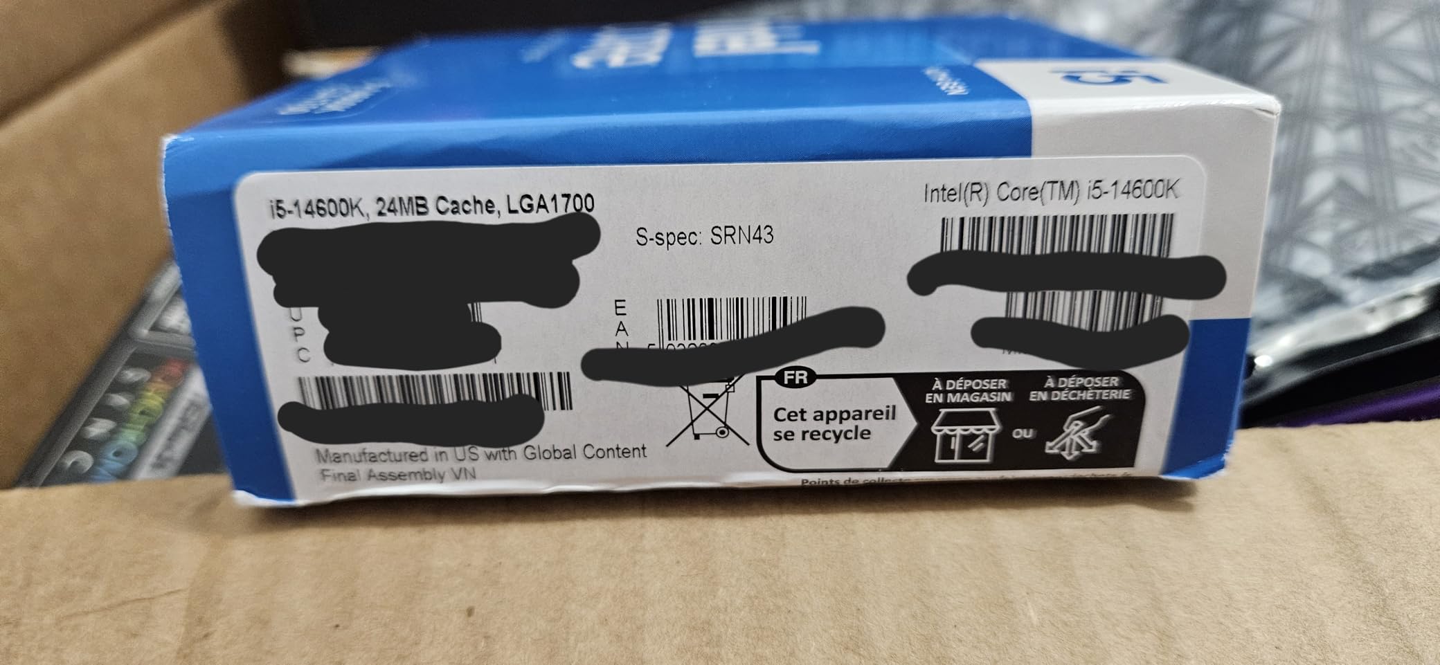 Intel Core i5-14600K Desktop Processor - Customer Photo 2