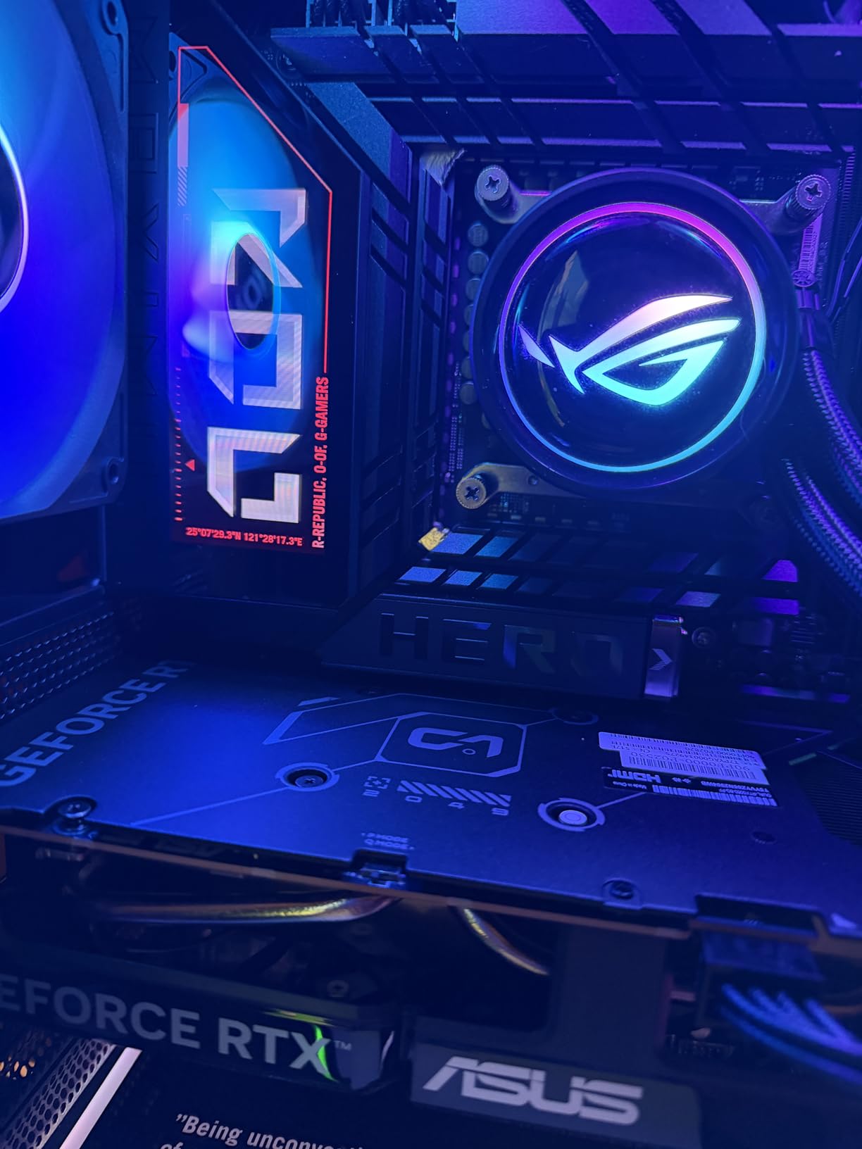 ASUS ROG Maximus Z790 Dark Hero WiFi 7 LGA 1700 Intel 14th &13th&12th Gen ATX Gaming Motherboard PCIe 5.0x16 5xM.2 Slots DDR5 2X Thunderbolt 4 Ports USB Type-C Front-Panel Customer Review ASUS ROG Maximus Z790 Dark Hero WiFi 7 LGA 1700 Intel 14th &13th&12th Gen ATX Gaming Motherboard PCIe 5.0x16 5xM.2 Slots DDR5 2X Thunderbolt 4 Ports USB Type-C Front-Panel - Customer Photo 2