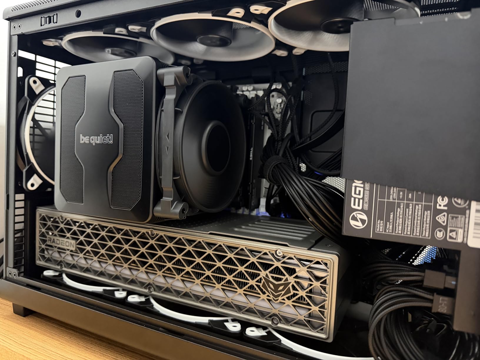 be quiet! Dark Rock Pro 5 Quiet Cooling CPU Cooler | Immensely High Airflow | 7 high-Performance Copper Heat Pipes | Speed Switch | Thermal Grease | BK036 - Customer Photo 4