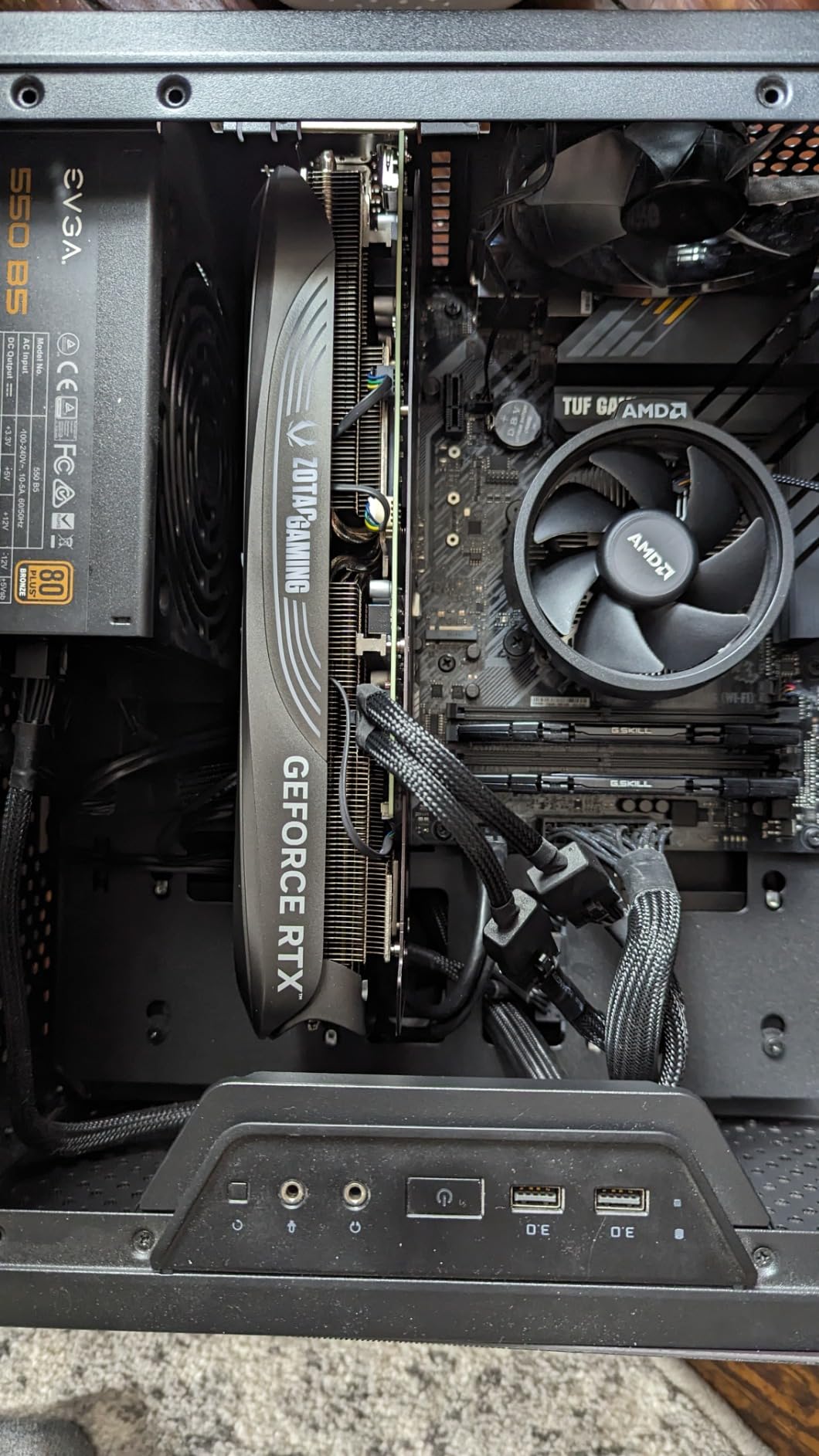 ZOTAC Gaming GeForce RTX 4070 Ti Super Trinity Black Edition DLSS 3 16GB GDDR6X 256-bit 21 Gbps PCIE 4.0 Gaming Graphics Card, IceStorm 2.0 Advanced Cooling, Spectra RGB Lighting, ZT-D40730D-10P - Customer Photo 1