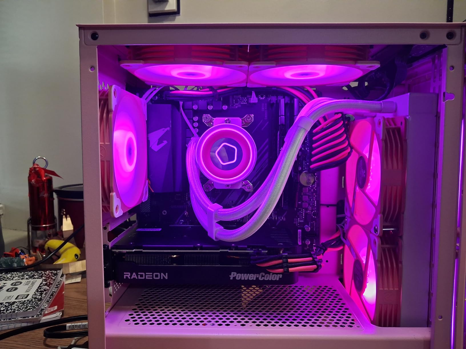 ID-COOLING FX360 INF 360mm Liquid CPU Cooler, AIO Cooler with ARGB Infinity Mirror Effect, 3x120mm Daisy-Chained Fans Low-Noise Operating 27.2dB(A) Max., Intel LGA1851/1700/1200/115X & AMD AM5/AM4 Customer Review ID-COOLING FX360 INF 360mm Liquid CPU Cooler, AIO Cooler with ARGB Infinity Mirror Effect, 3x120mm Daisy-Chained Fans Low-Noise Operating 27.2dB(A) Max., Intel LGA1851/1700/1200/115X & AMD AM5/AM4 - Customer Photo 3