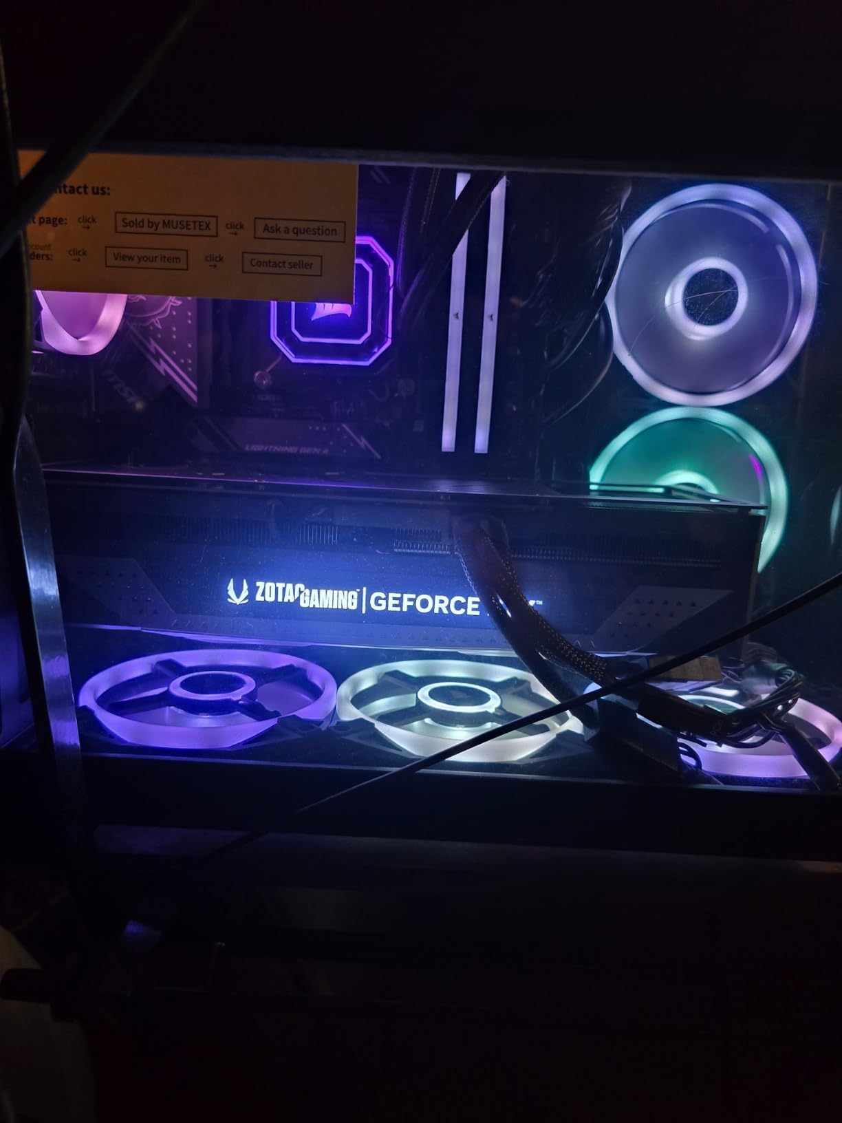 ZOTAC Gaming GeForce RTX 4070 Ti Super Solid OC DLSS 3 16GB GDDR6X 256-bit 21 Gbps PCIE 4.0 Gaming Graphics Card, IceStorm 2.0 Advanced Cooling, ZT-D40730RC-10P - Customer Photo 1