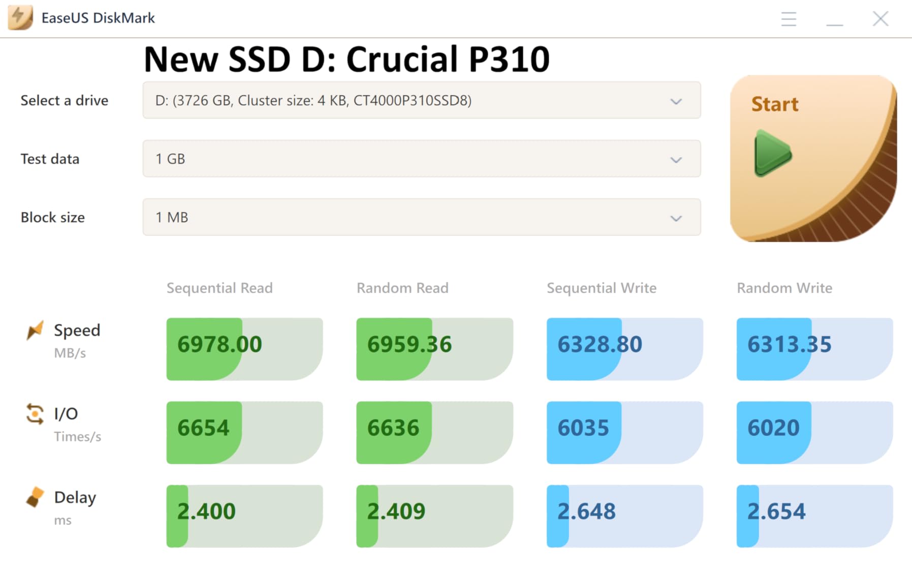 Crucial P310 1TB SSD, PCIe Gen4 NVMe M.2 2280, Up to 7,100MB/s, for Laptop, Desktop (PC), & Handheld Gaming Consoles, Includes Acronis Data Recovery Software, Solid State Drive - CT1000P310SSD801 - Customer Photo 1