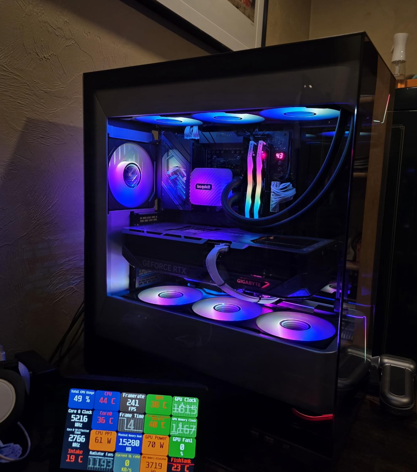 be quiet! Light Loop 360mm | All in One Water Cooling System | Customizable ARGB CPU Cooler with Hub | Quiet Water Cooler | Black | BW022 - Customer Photo 0