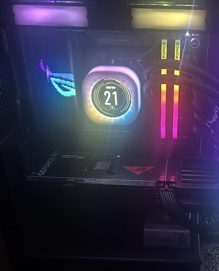 ASUS ROG Crosshair X870E Hero AMD X870E AM5 ATX Motherboard, Advanced AI PC Ready, 18+2+2 Power Stages, DDR5, PCIe 5.0, 5X M.2, Wi-Fi 7, USB4, AI Overclocking, Core Flex, PCIe Slot Q-Release Slim - Customer Photo 2