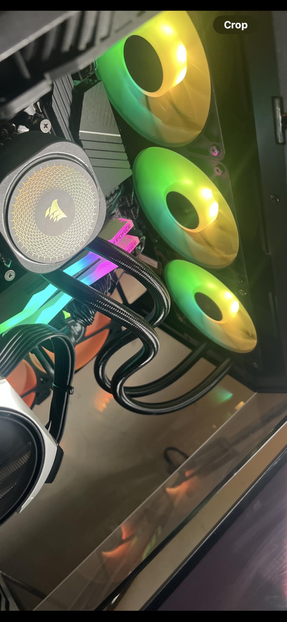 CORSAIR Nautilus 240 RS Liquid CPU Cooler - 240mm AIO - Low-Noise - Direct Motherboard Connection - Daisy-Chain - Intel LGA 1851/1700, AMD AM5/AM4 - 2X RS120 Fans Included - Black - Customer Photo 0