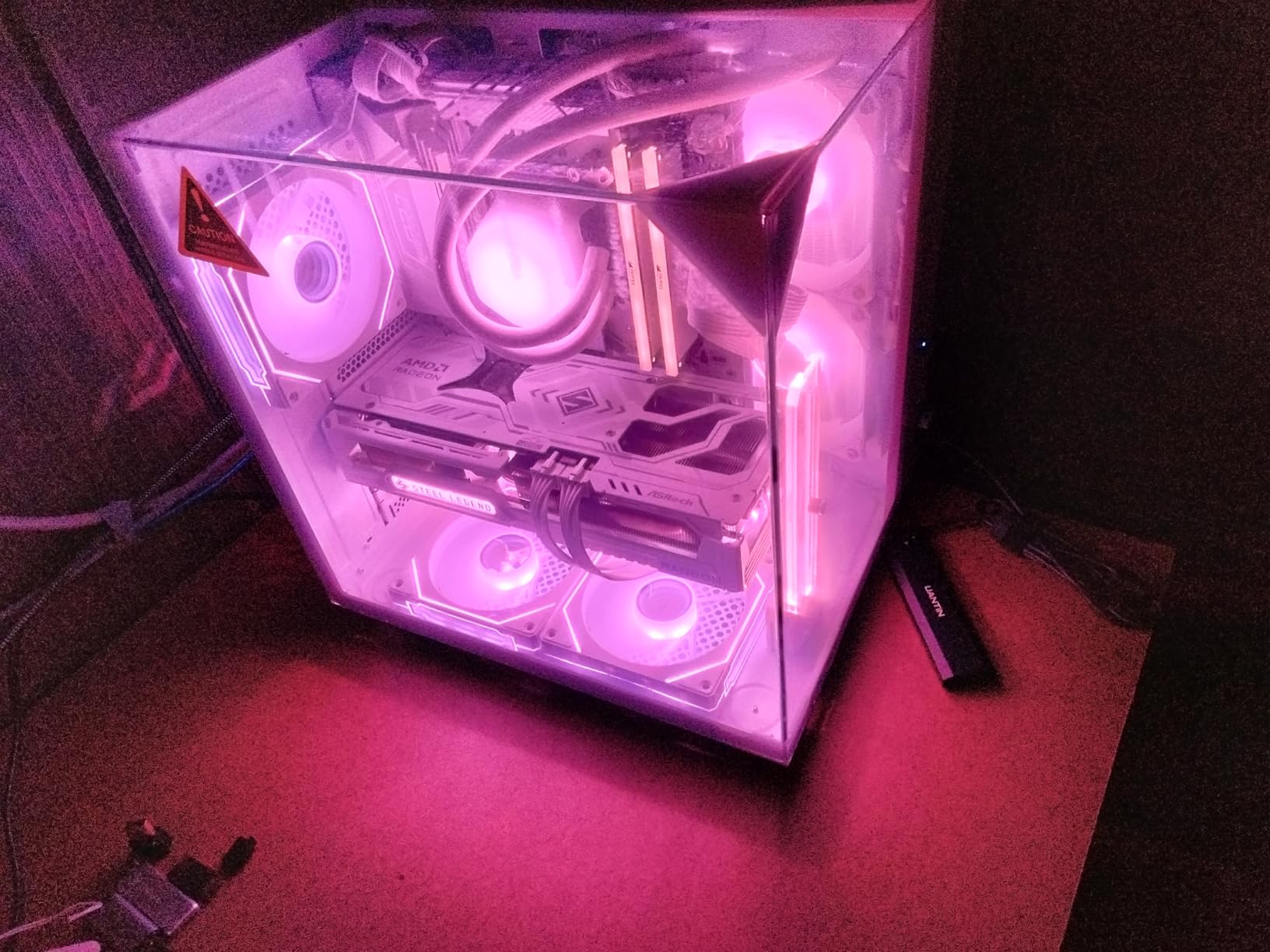 ASRock AMD X870E Taichi Ryzen Socket AM5 X870 Dual Channel DDR5 DIMMs 256 GB 8200 EATX Motherboard M.2 LED WiFi 7 - Customer Photo 1